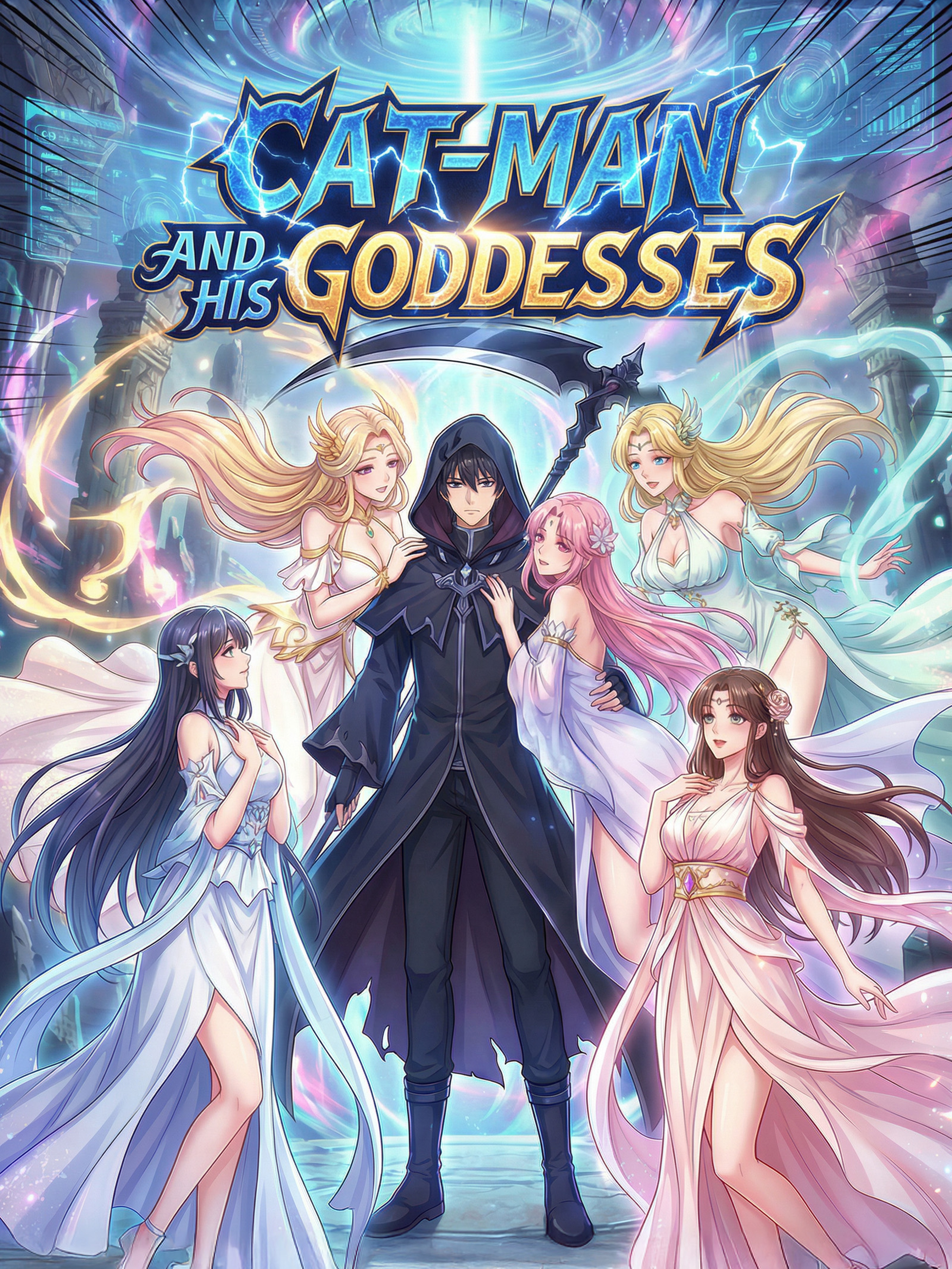 Cat-Man and His Goddesses
