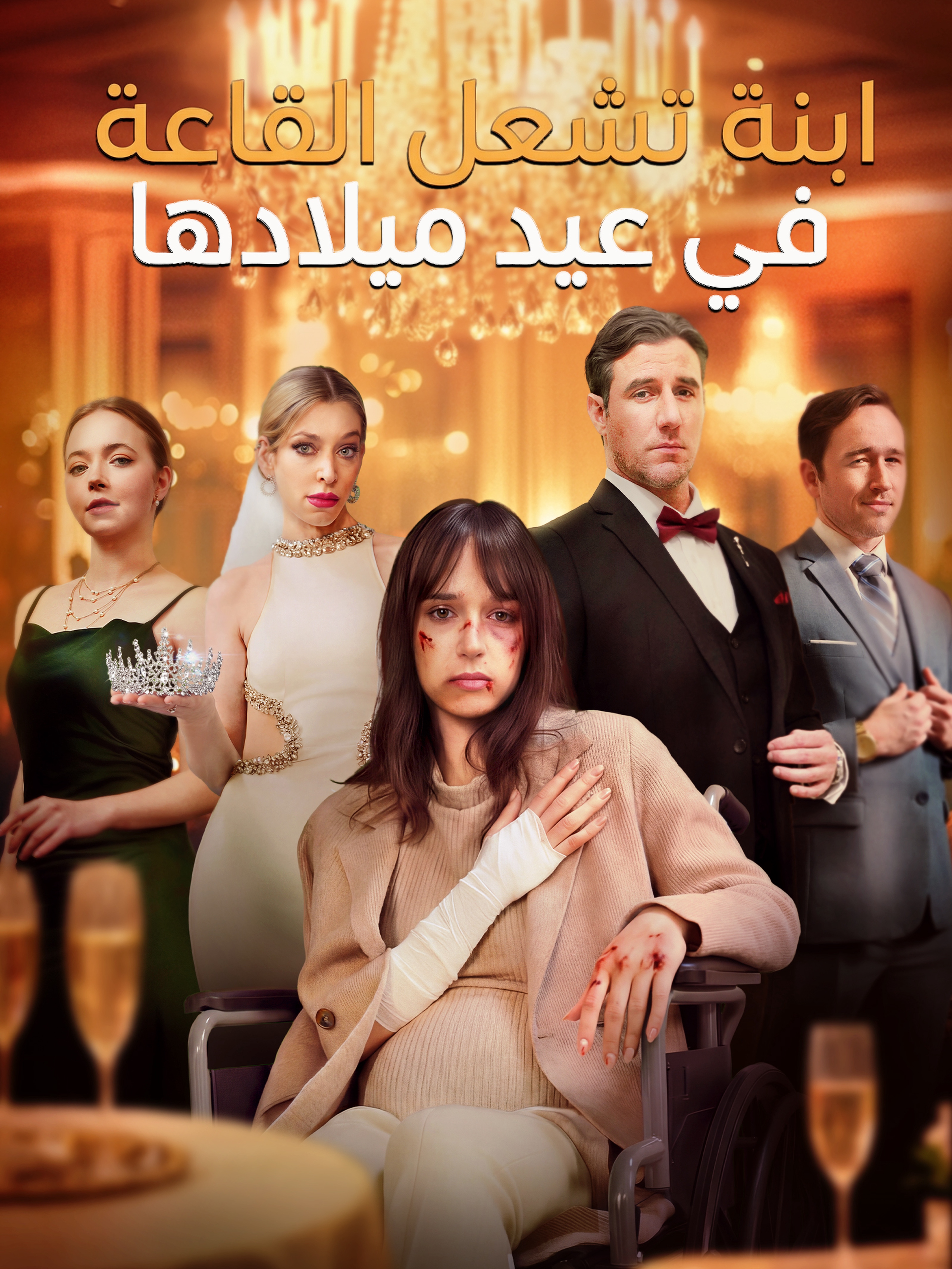 ابنة تشعل القاعة في عيد ميلادها