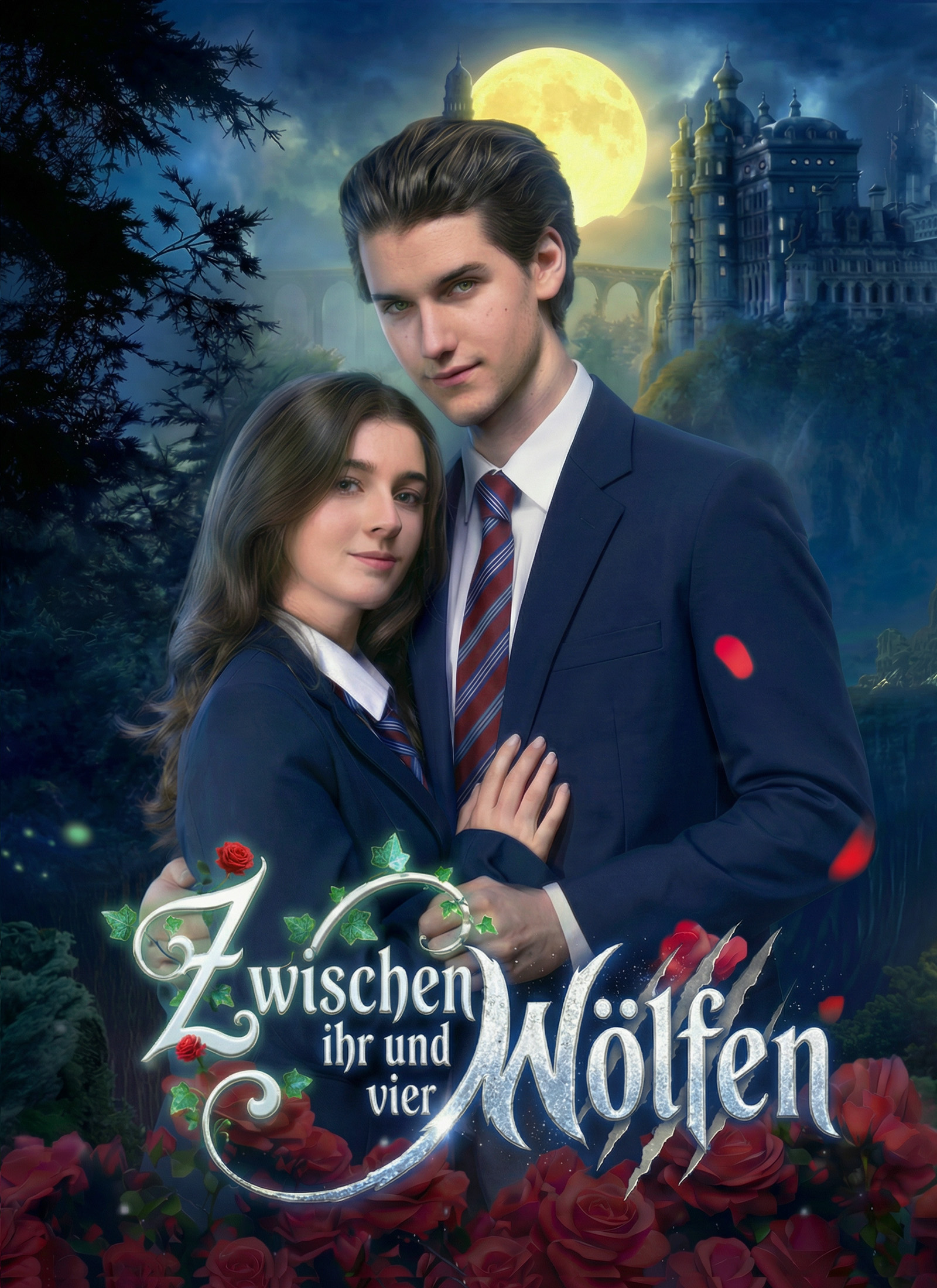 Zwischen ihr und vier Wölfen