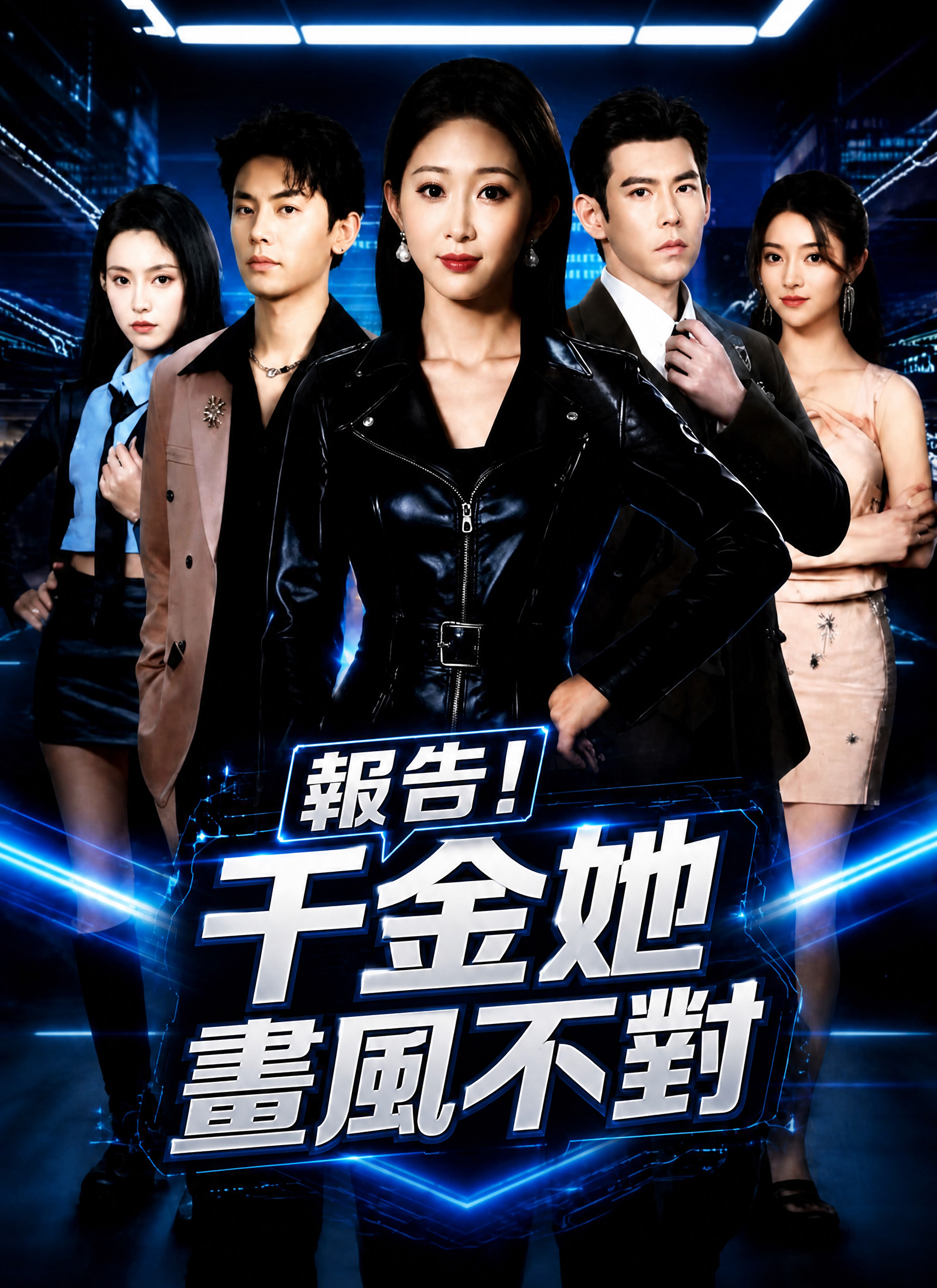 報告！千金她畫風不對