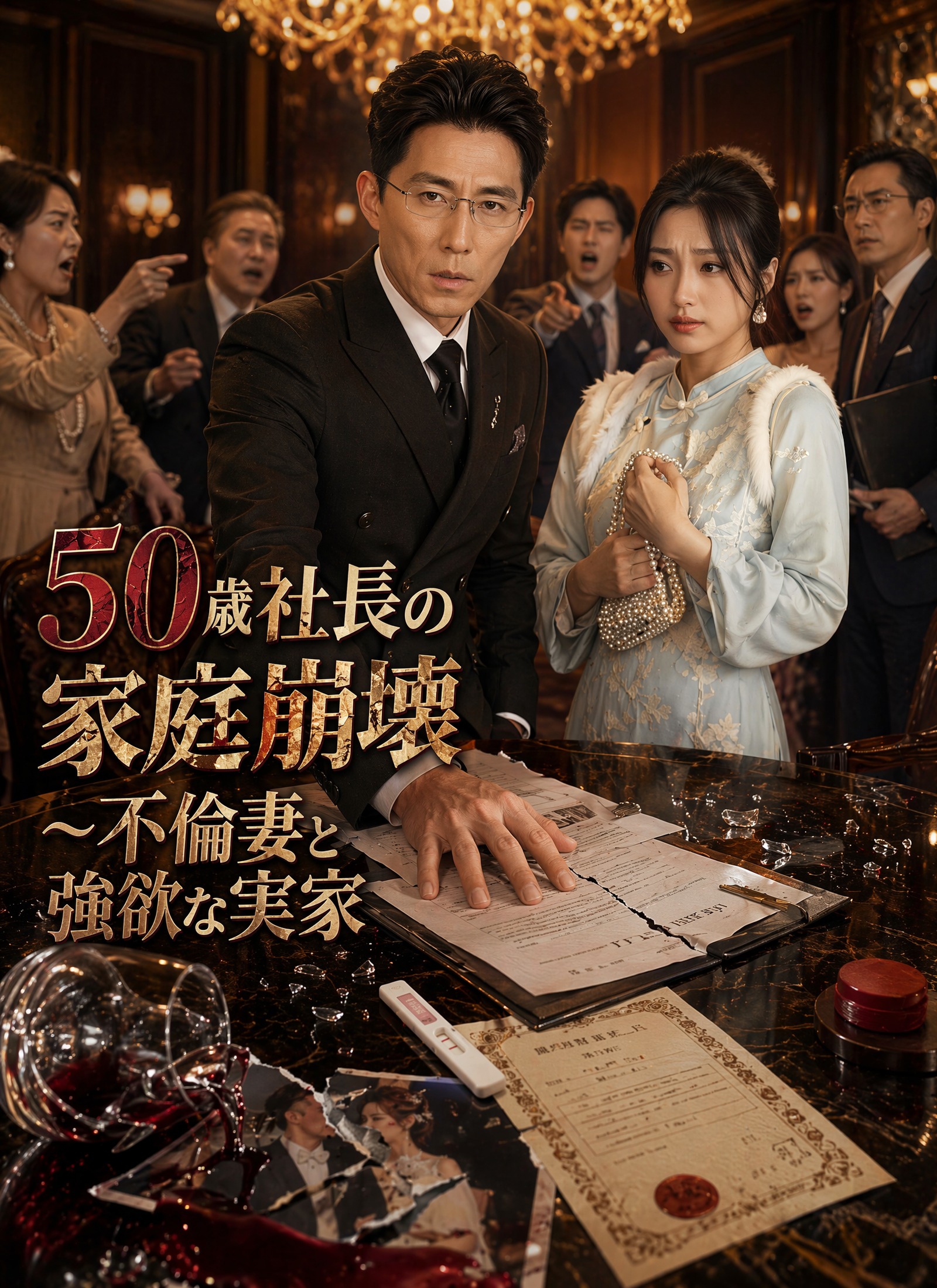 50歳社長の家庭崩壊～不倫妻と強欲な実家