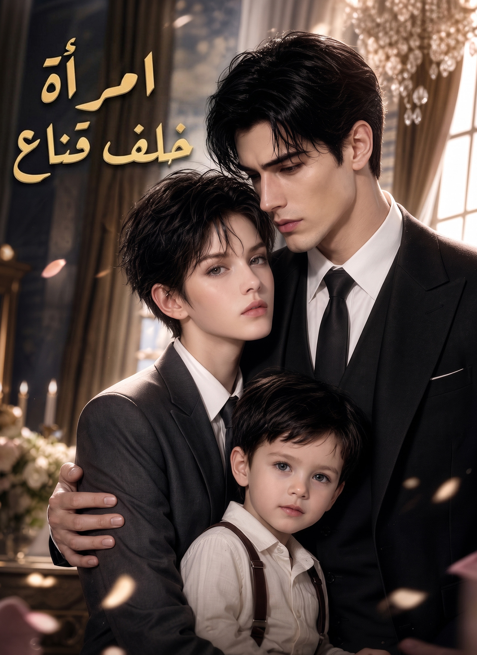 امرأة خلف قناع
