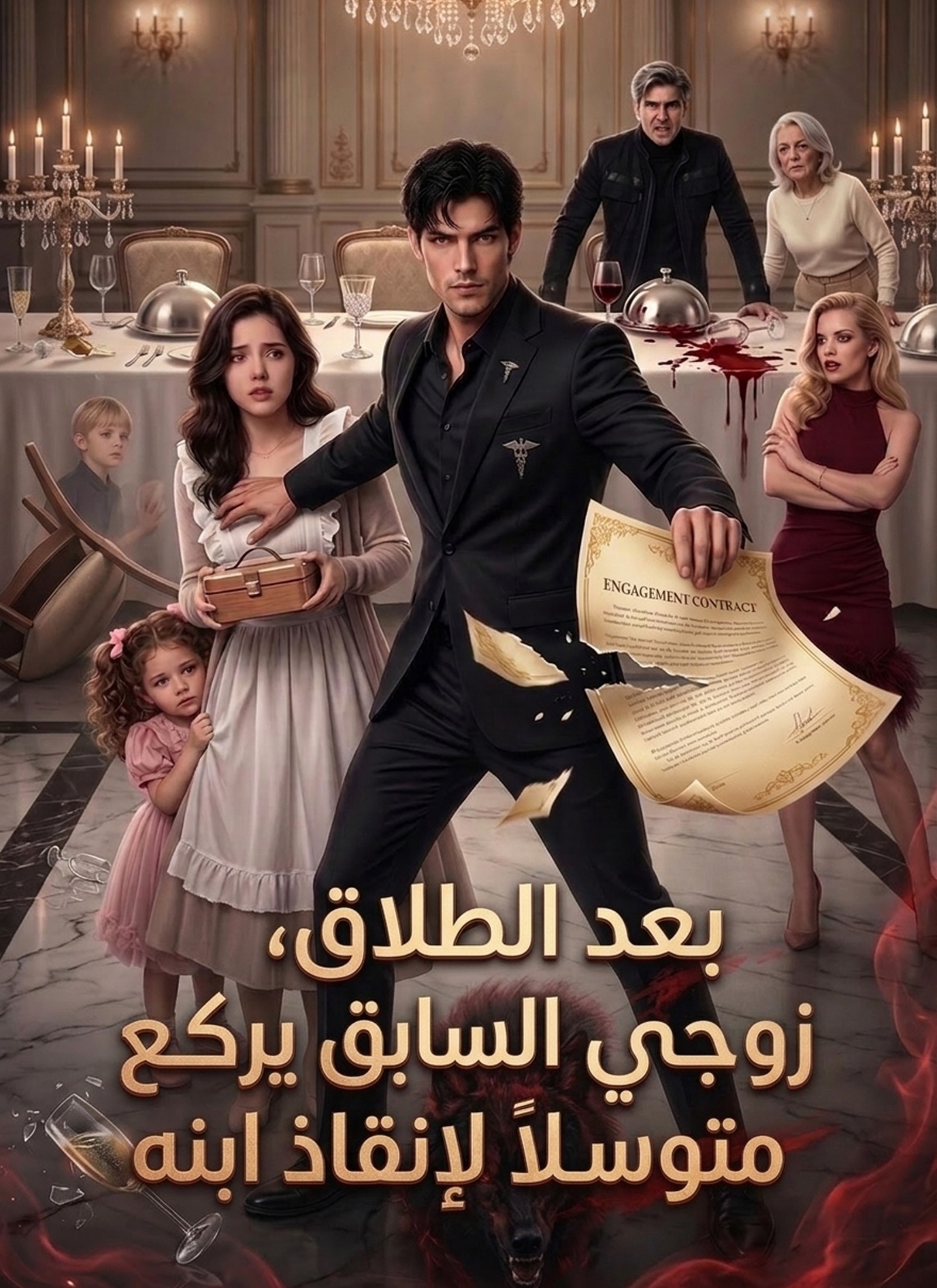 بعد الطلاق، زوجي السابق يركع متوسلا لإنقاذ ابنه