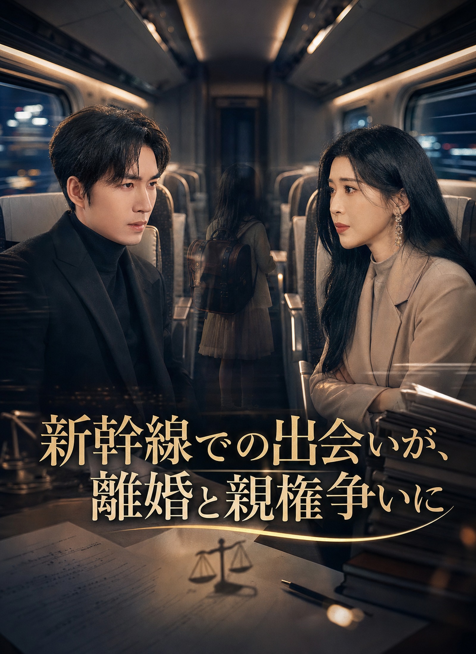 新幹線での出会いが、離婚と親権争いに