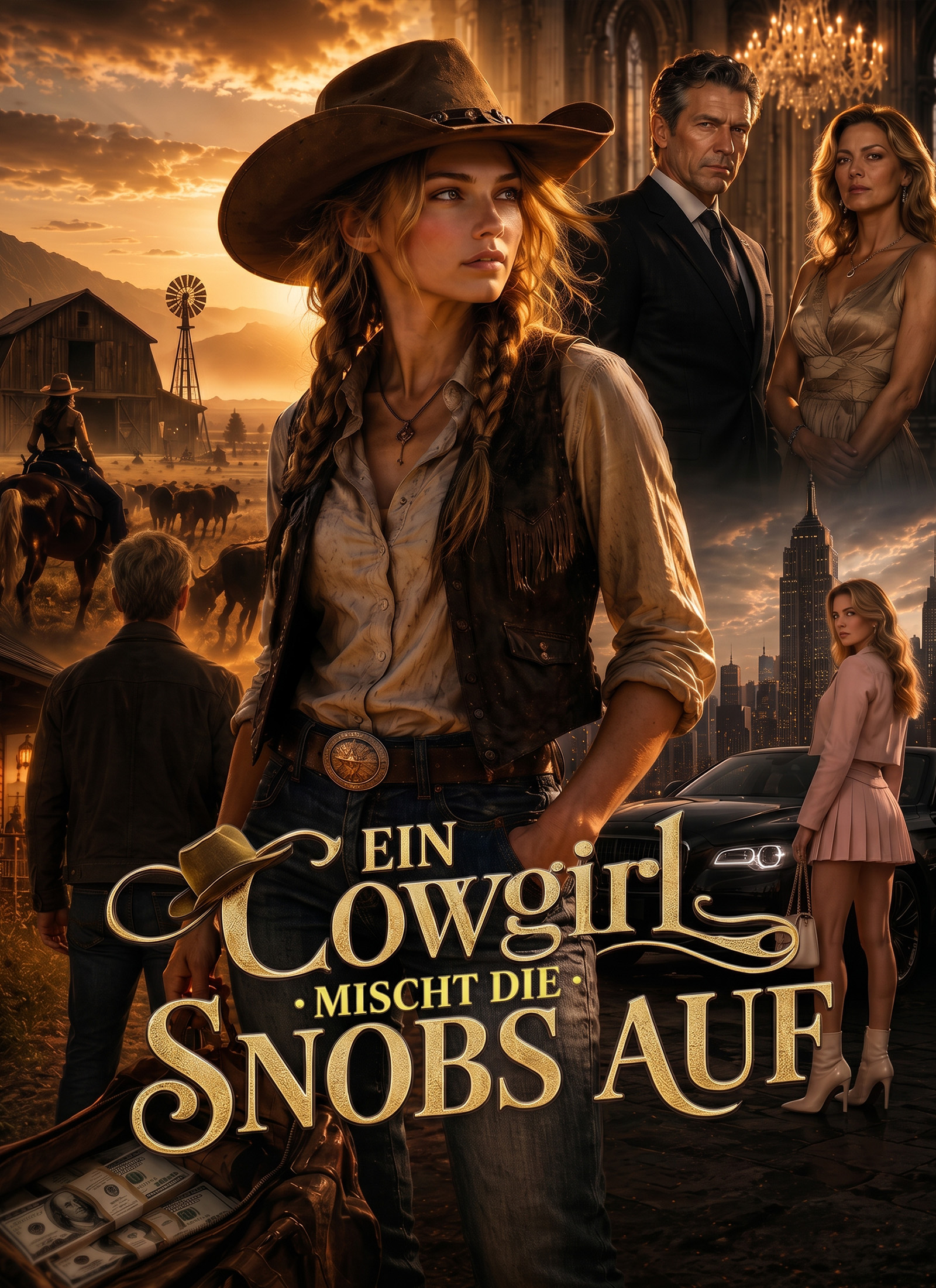 Ein Cowgirl mischt die Snobs auf