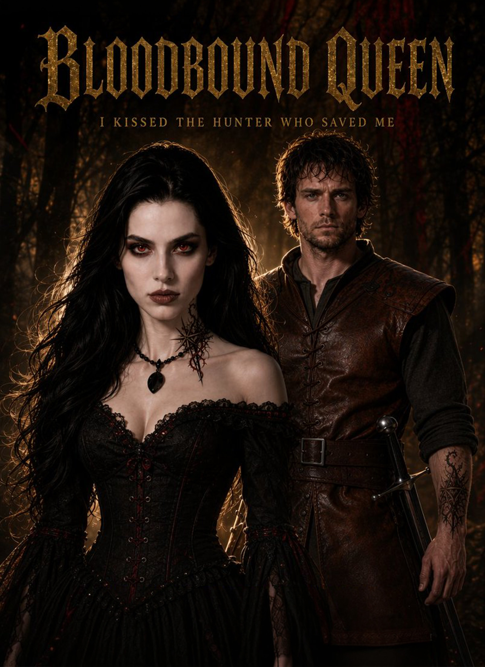 Póster de Bloodbound Queen-I Kissed the Hunter Who Saved Me
