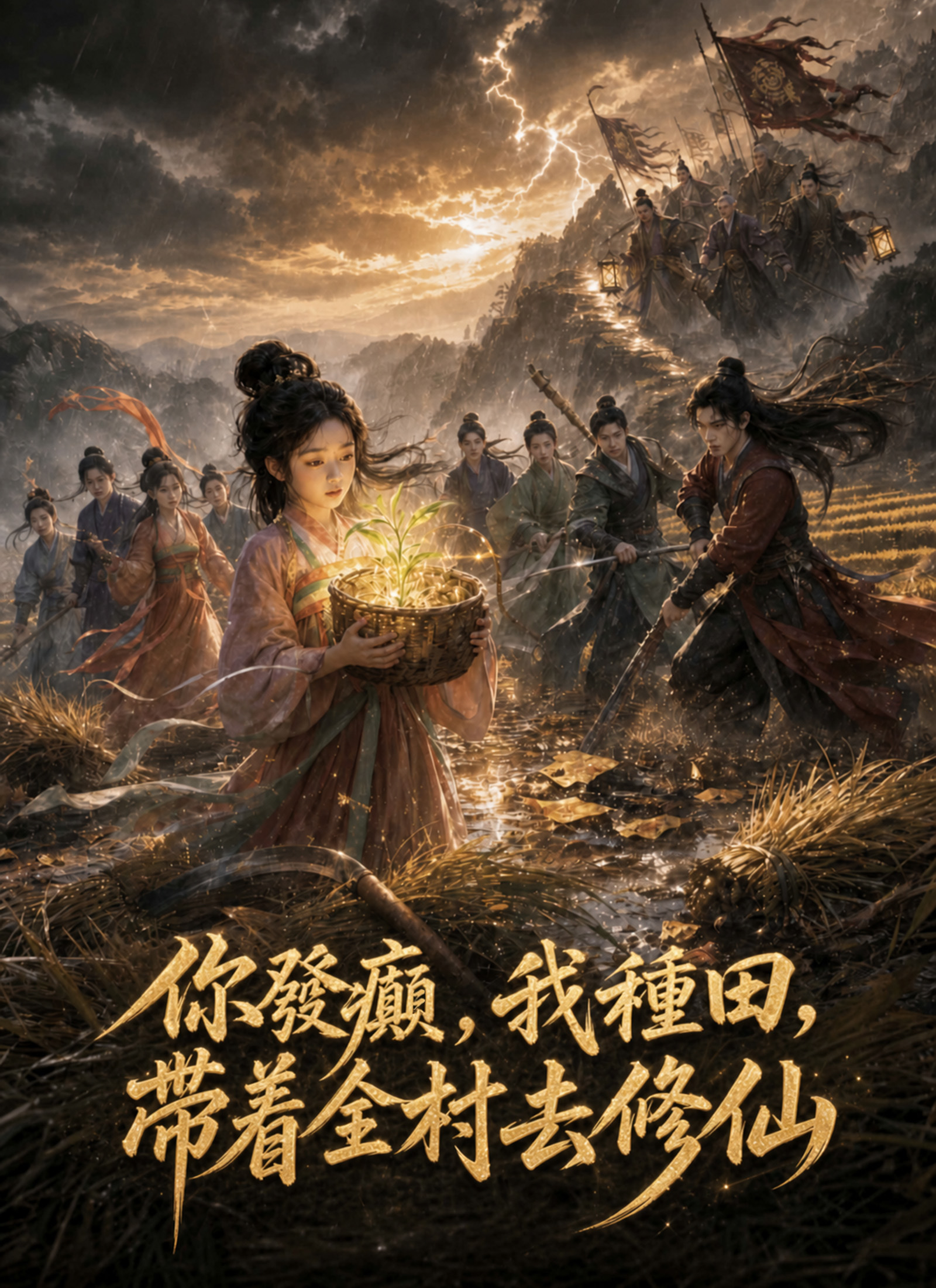 你發癲，我種田，帶着全村去修仙