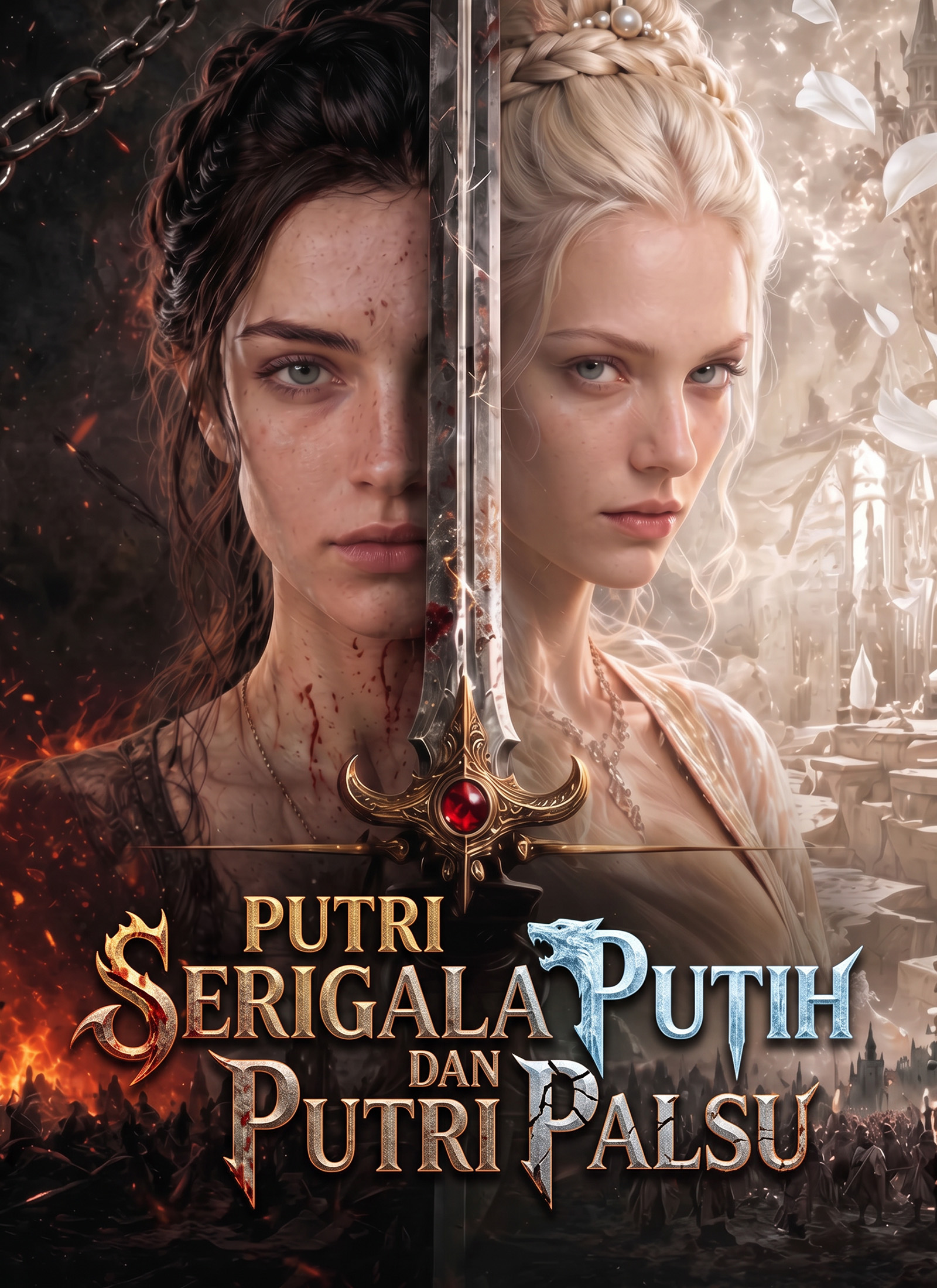 [Dijuluki]Putri Serigala Putih dan Putri Palsu
