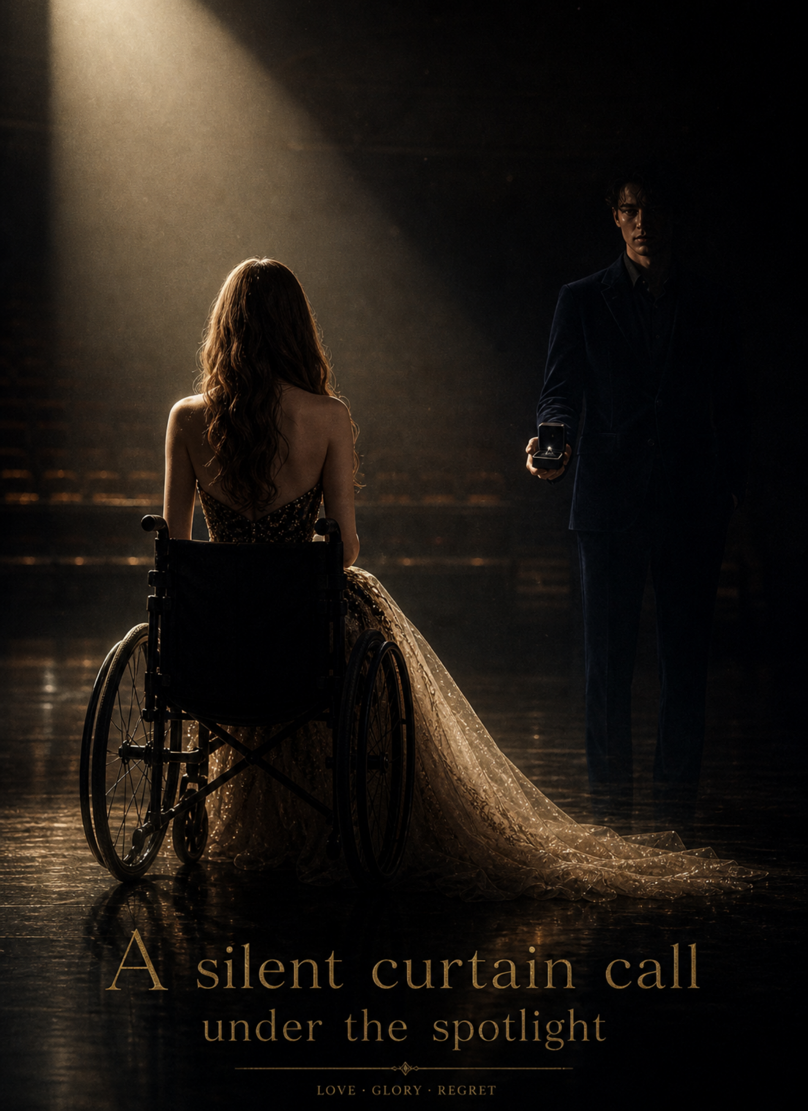 A silent curtain call under the spotlight