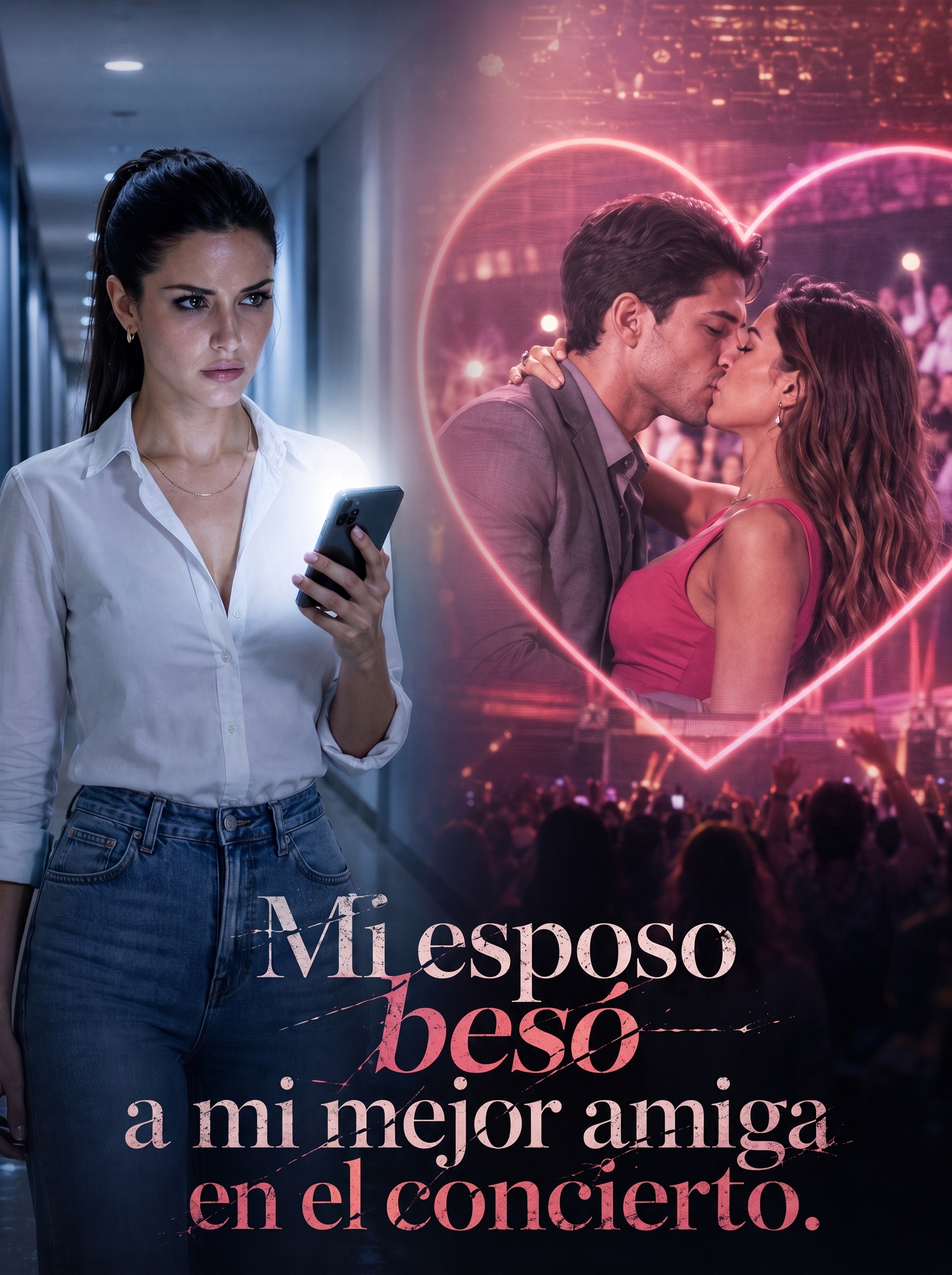 Mi esposo besó a mi mejor amiga en el concierto.
