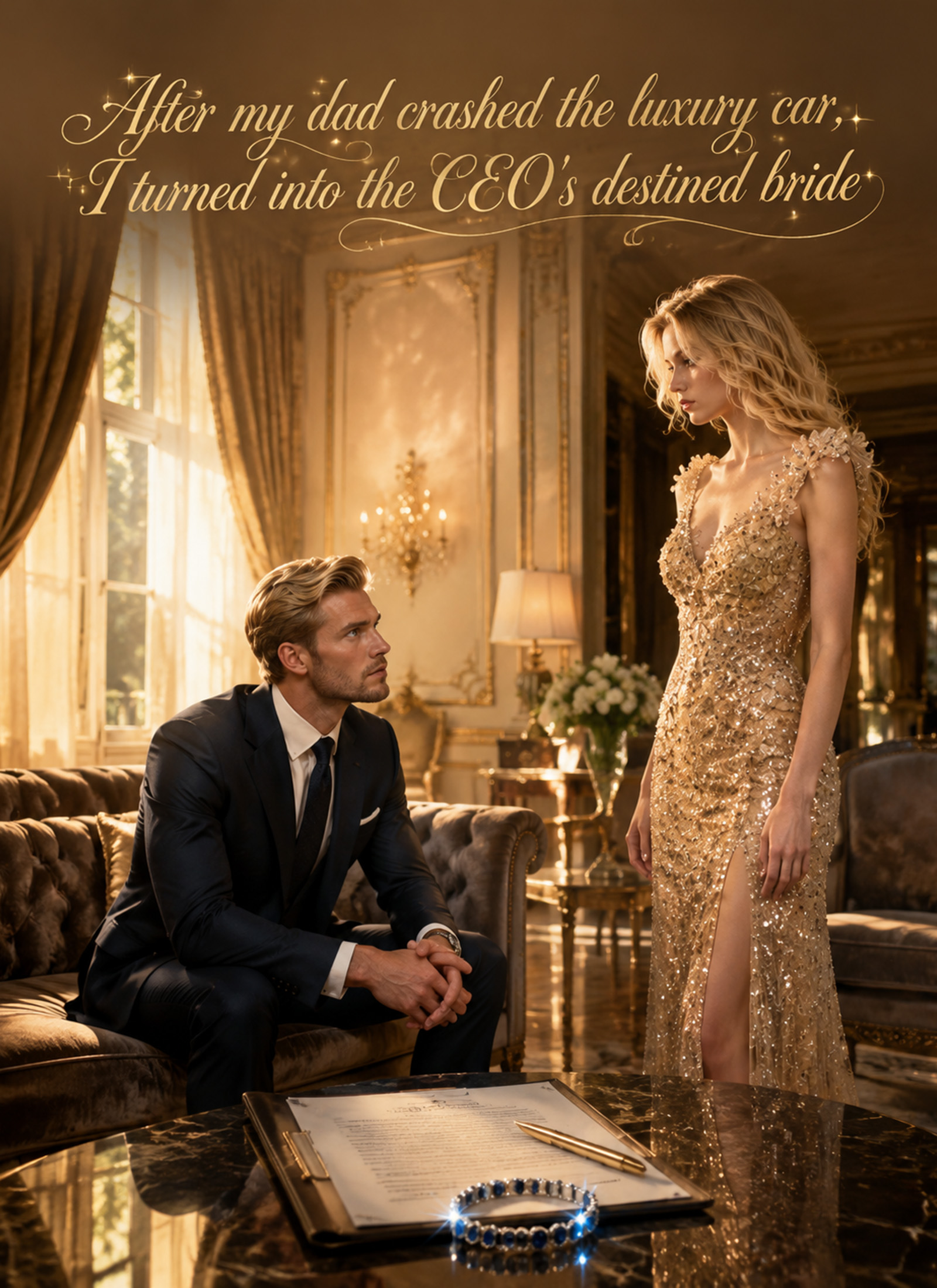 After my dad crashed the luxury car, I turned into the CEO's destined bride