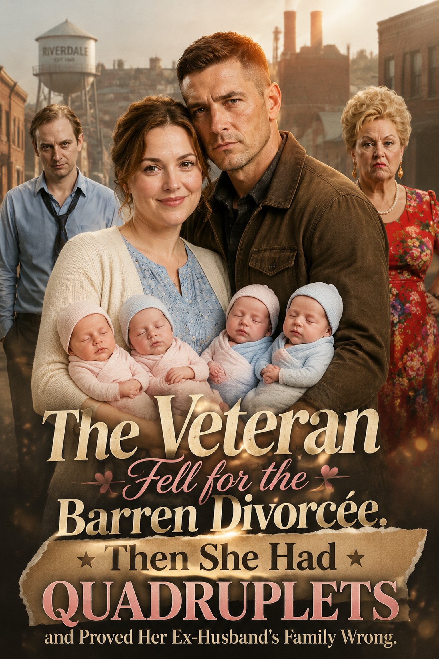 The Veteran Fell for the Barren Divorcée. Then She Had Quadruplets and Proved Her Ex-Husband's Family Wrong.