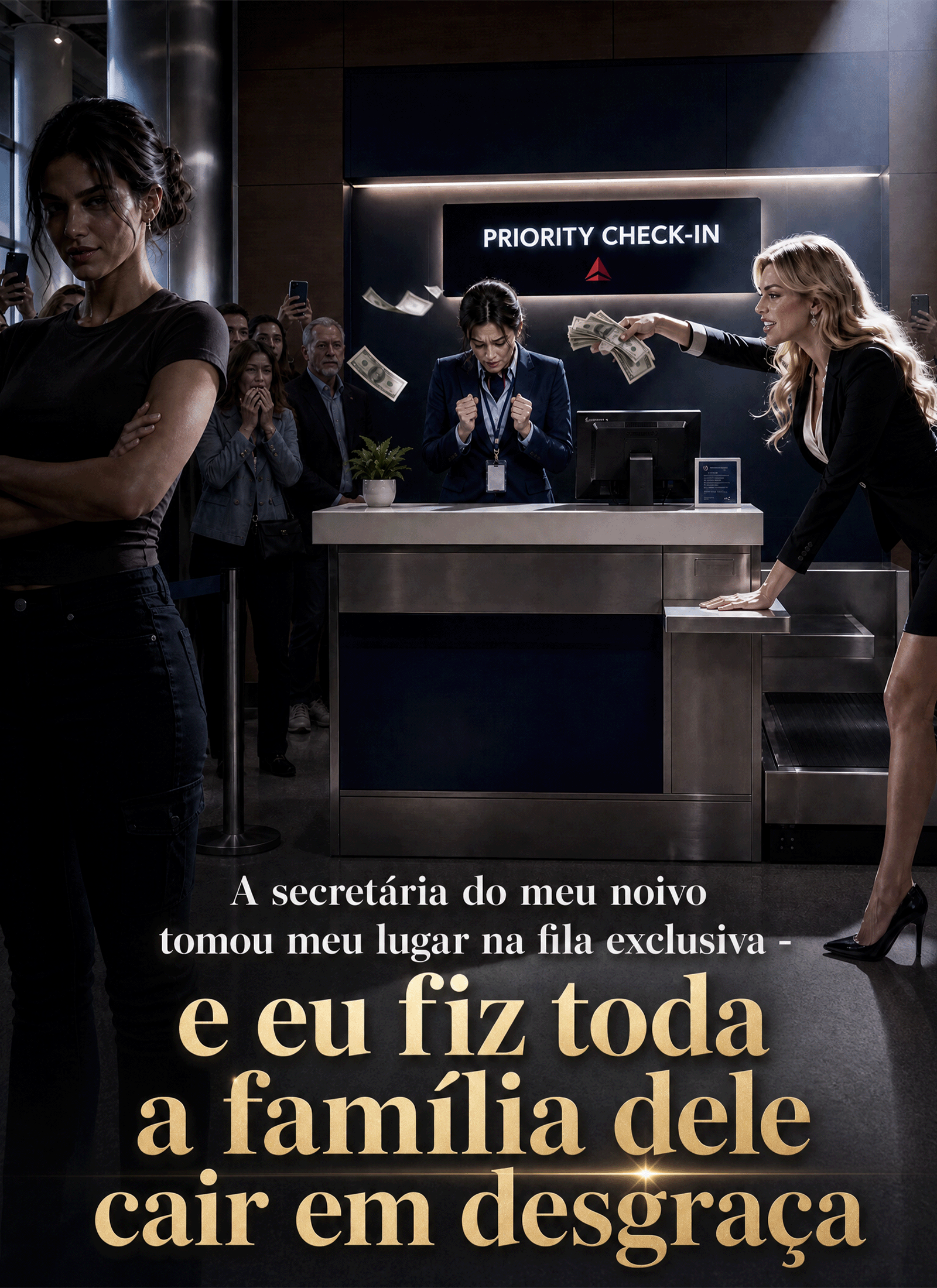 A secretaria do meu noivo tomou meu lugar na fila exclusiva - e eu fiz toda a família dele cair em desgraça