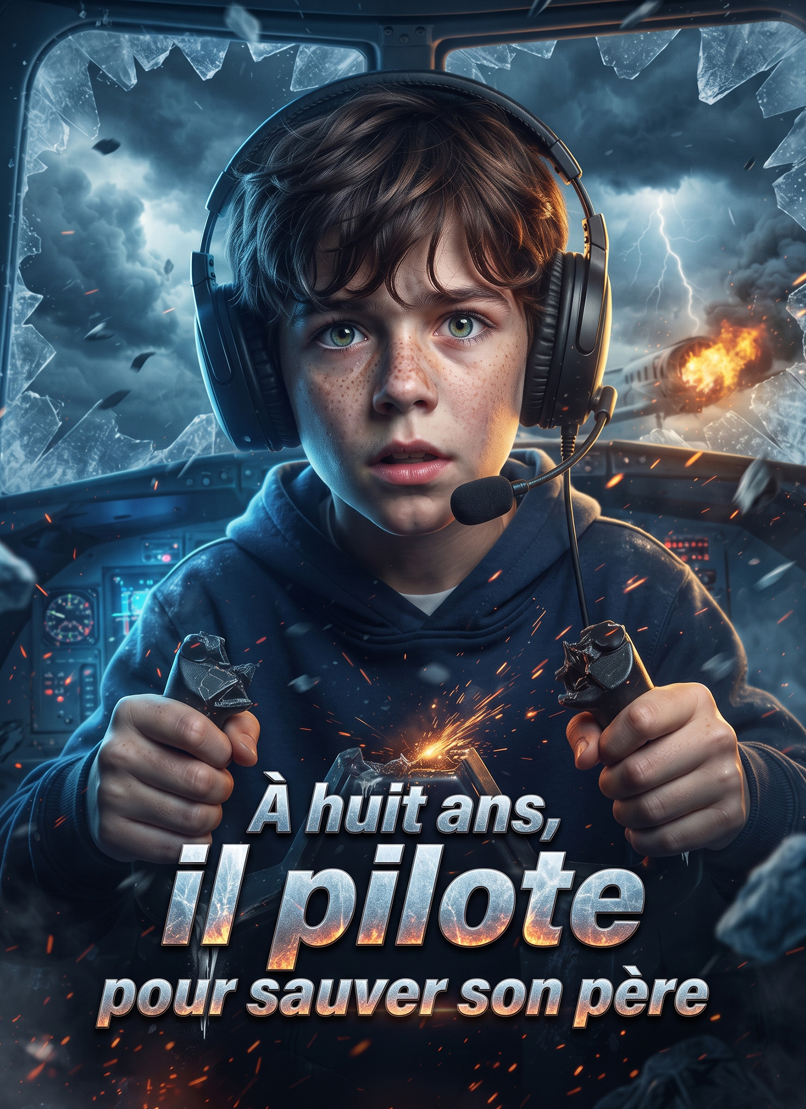 [Doublé]À huit ans, il pilote pour sauver son père