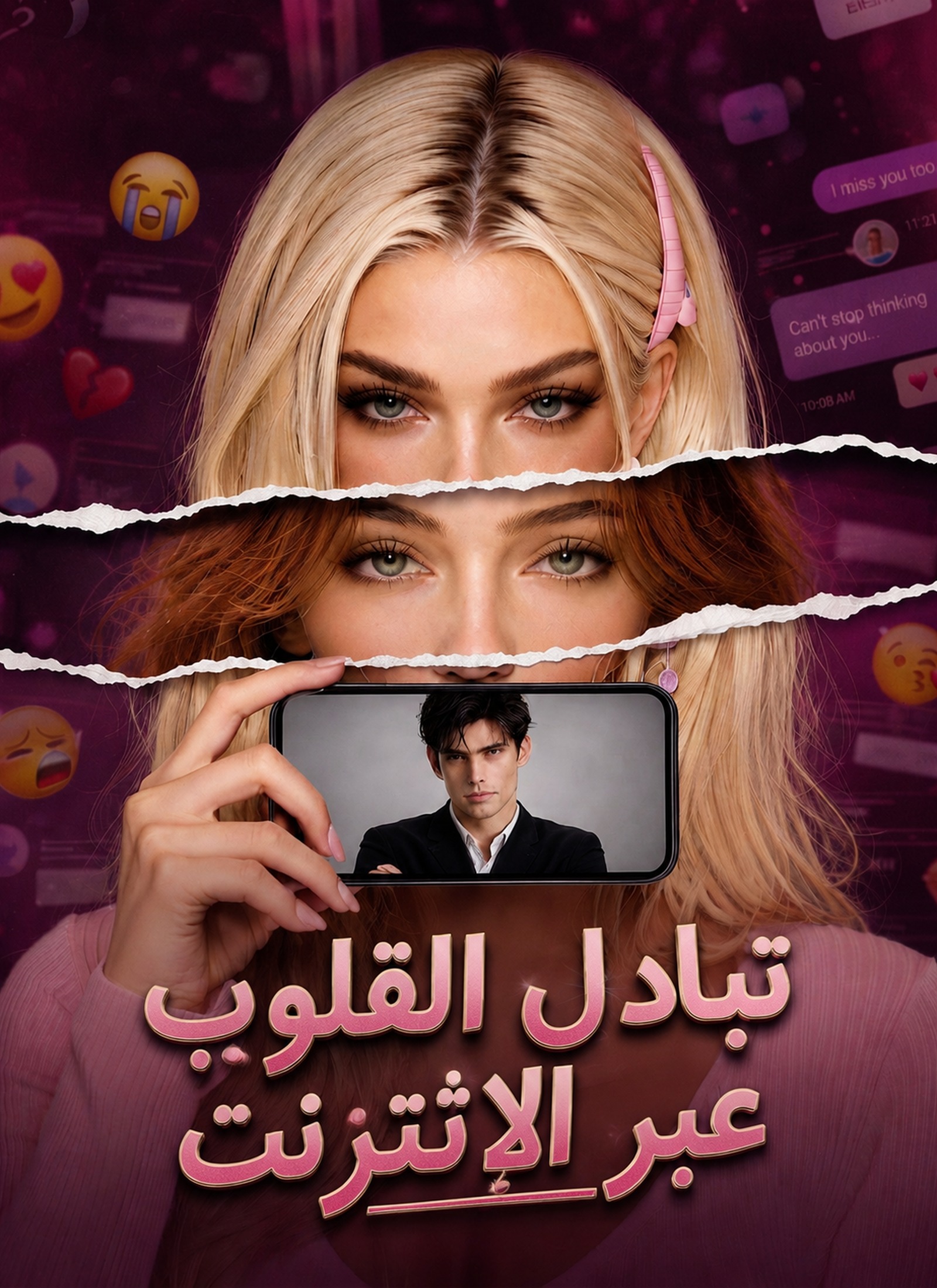 تبادل القلوب عبر الإنترنت