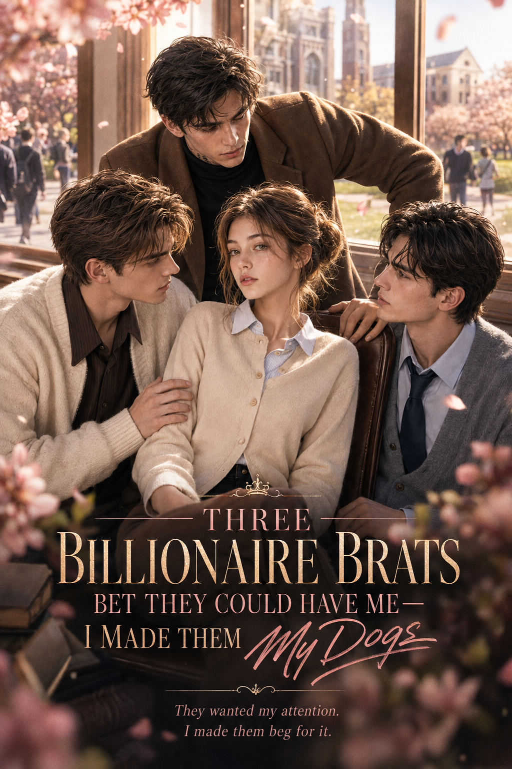 Three Billionaire Brats Bet They Could Have Me—I Made Them My Dogs