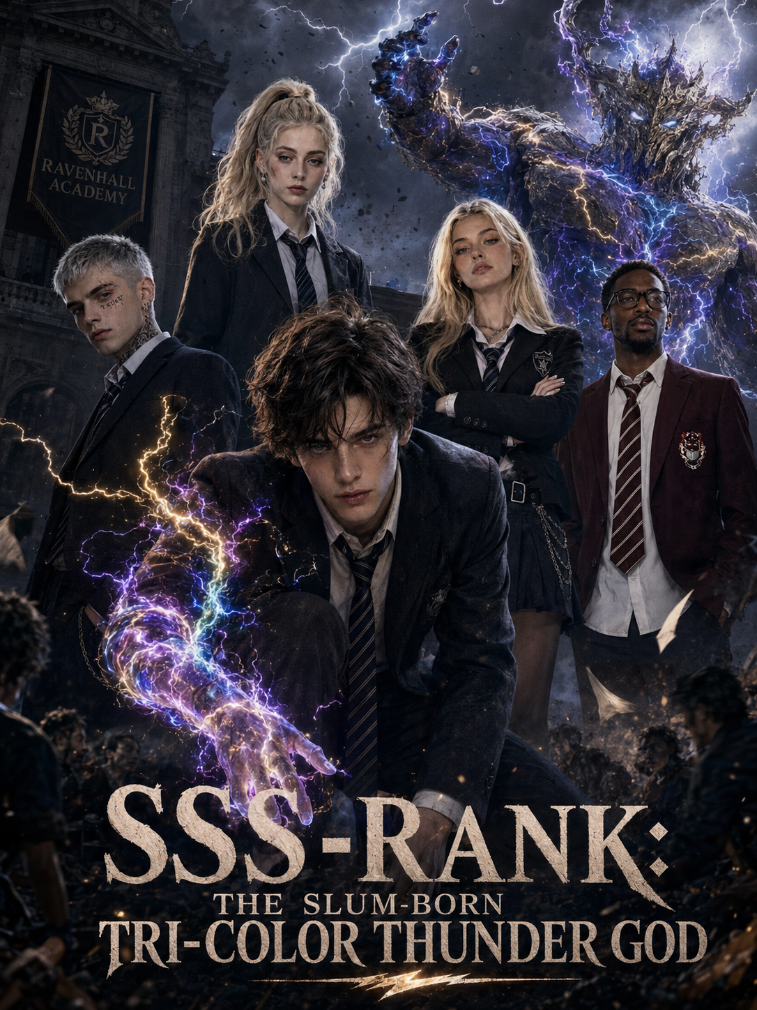 SSS-Rank: The Slum-Born Tri-Color Thunder God