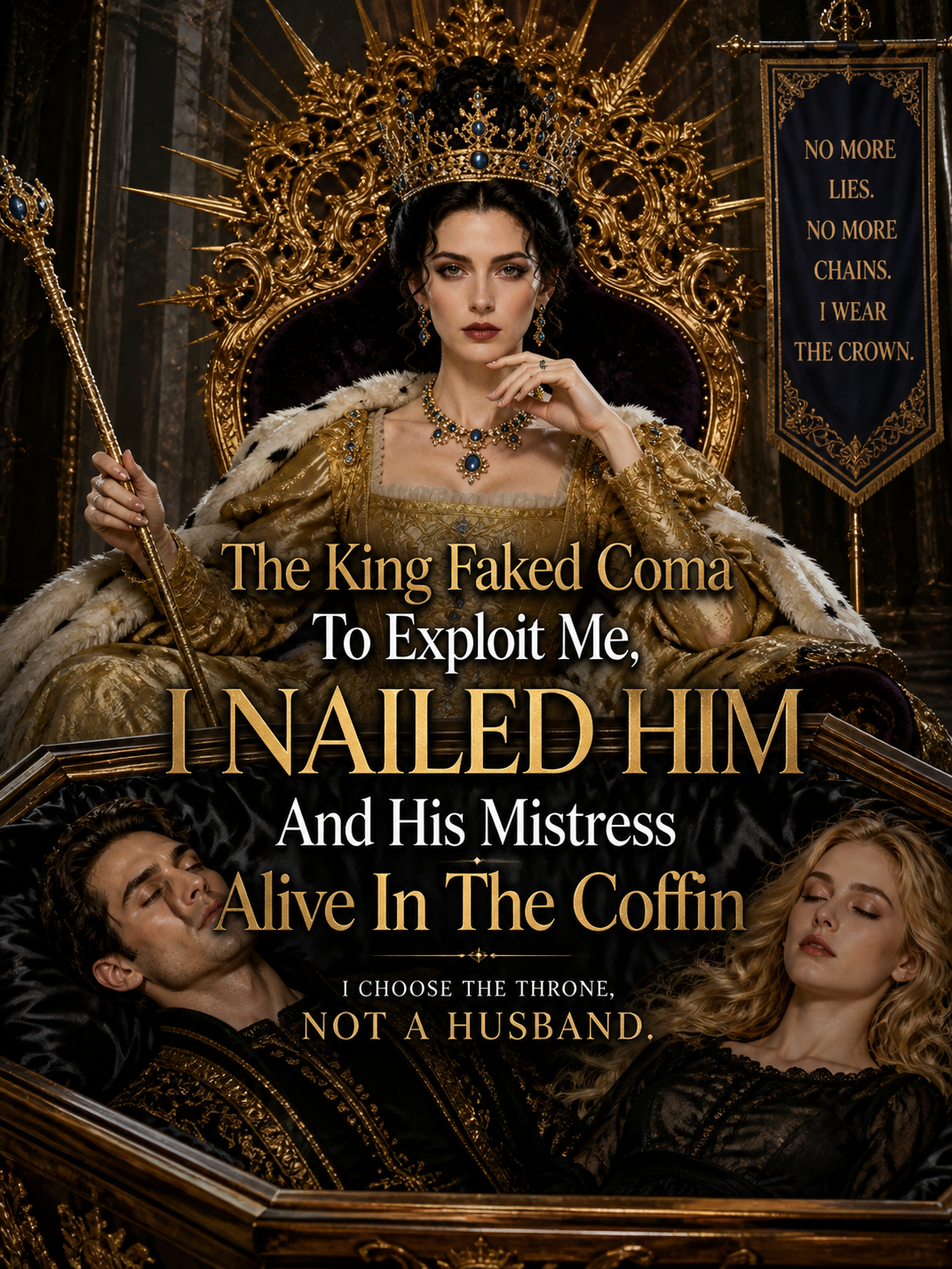 The King Faked Coma To Exploit Me, I Nailed Him And His Mistress Alive In The Coffin