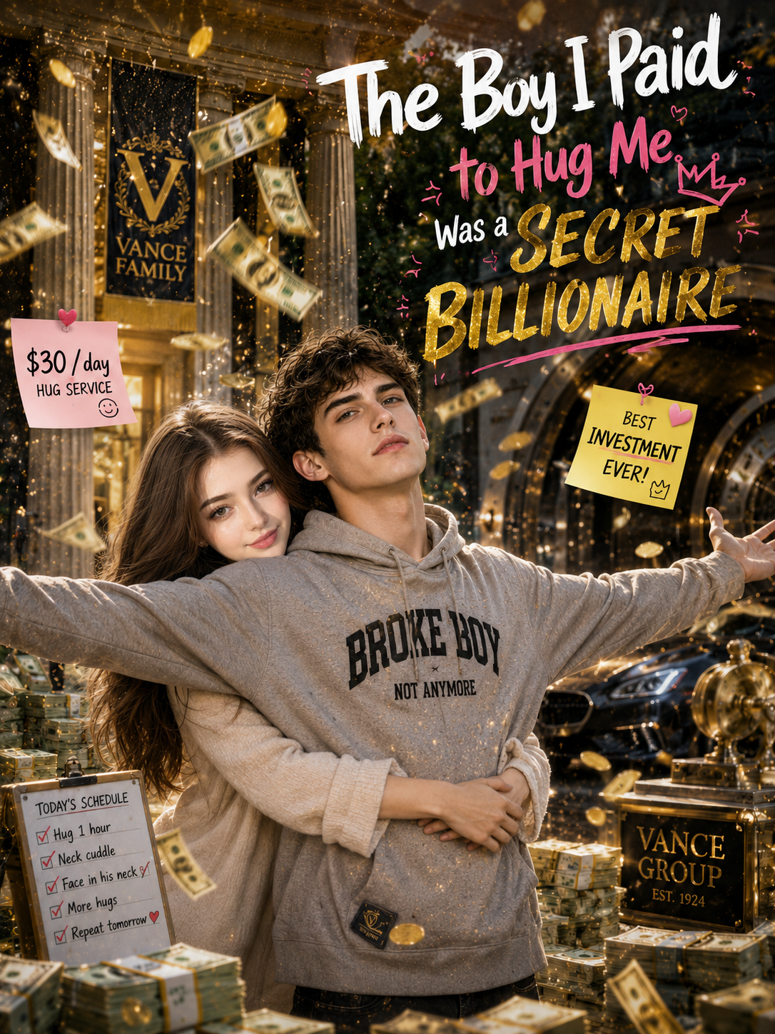 The Boy I Paid to Hug Me Was a Secret Billionaire