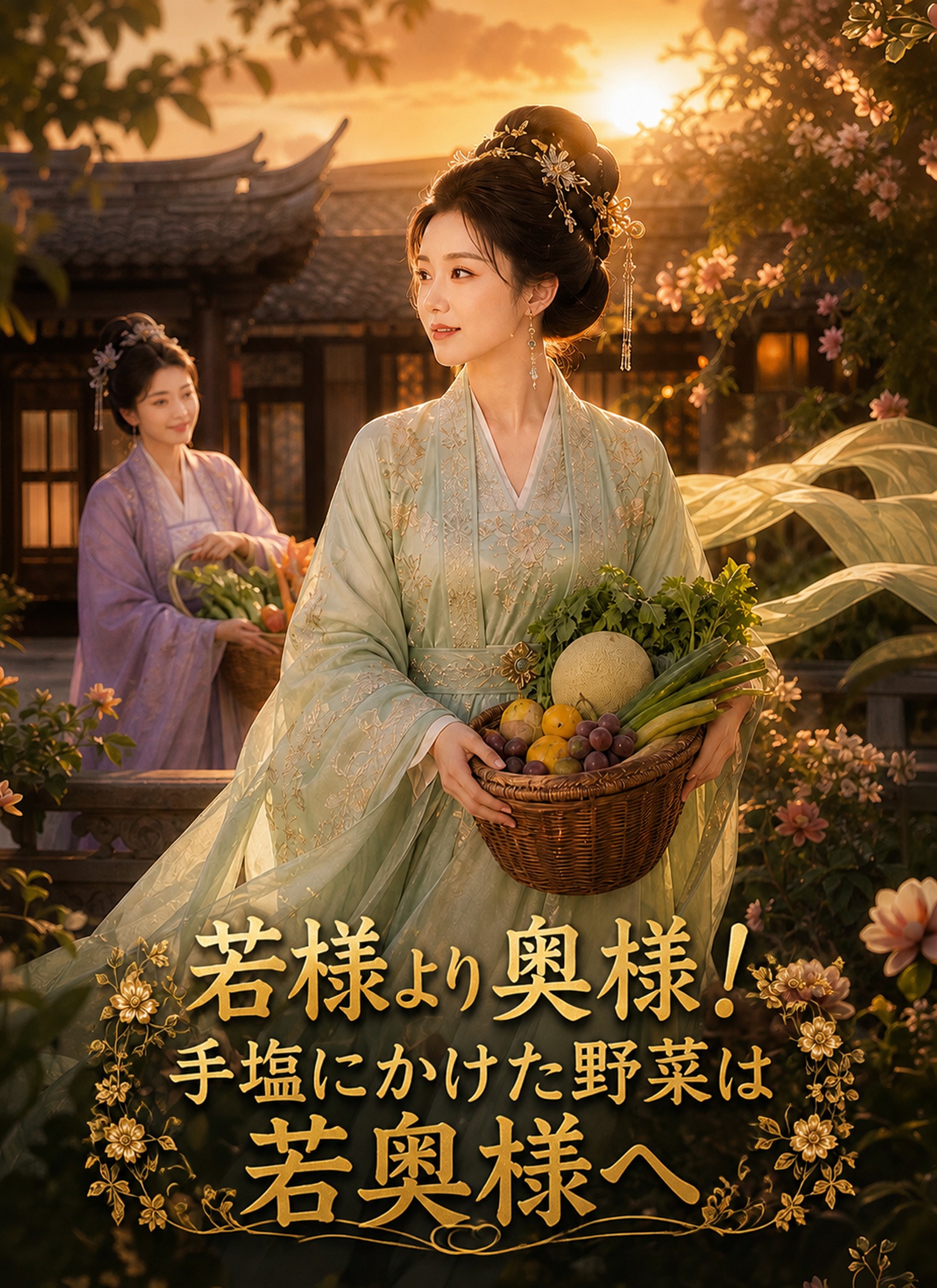 若様より奥様！手塩にかけた野菜は若奥様へ