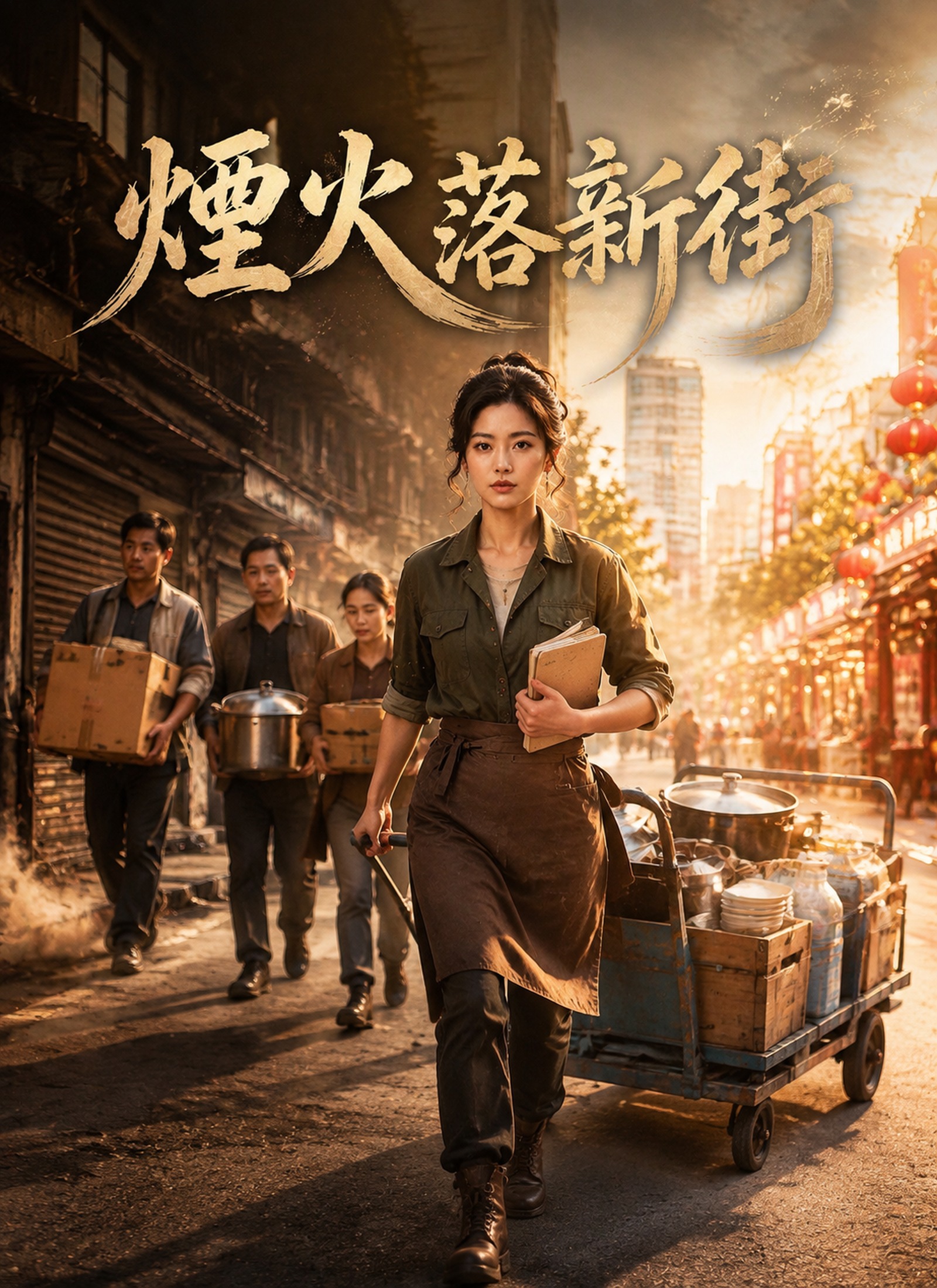 煙火落新街