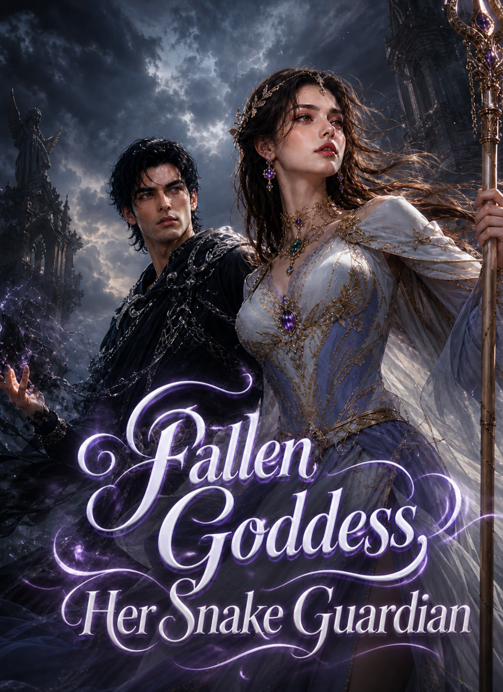 Fallen Goddess, Her Snake Guardian