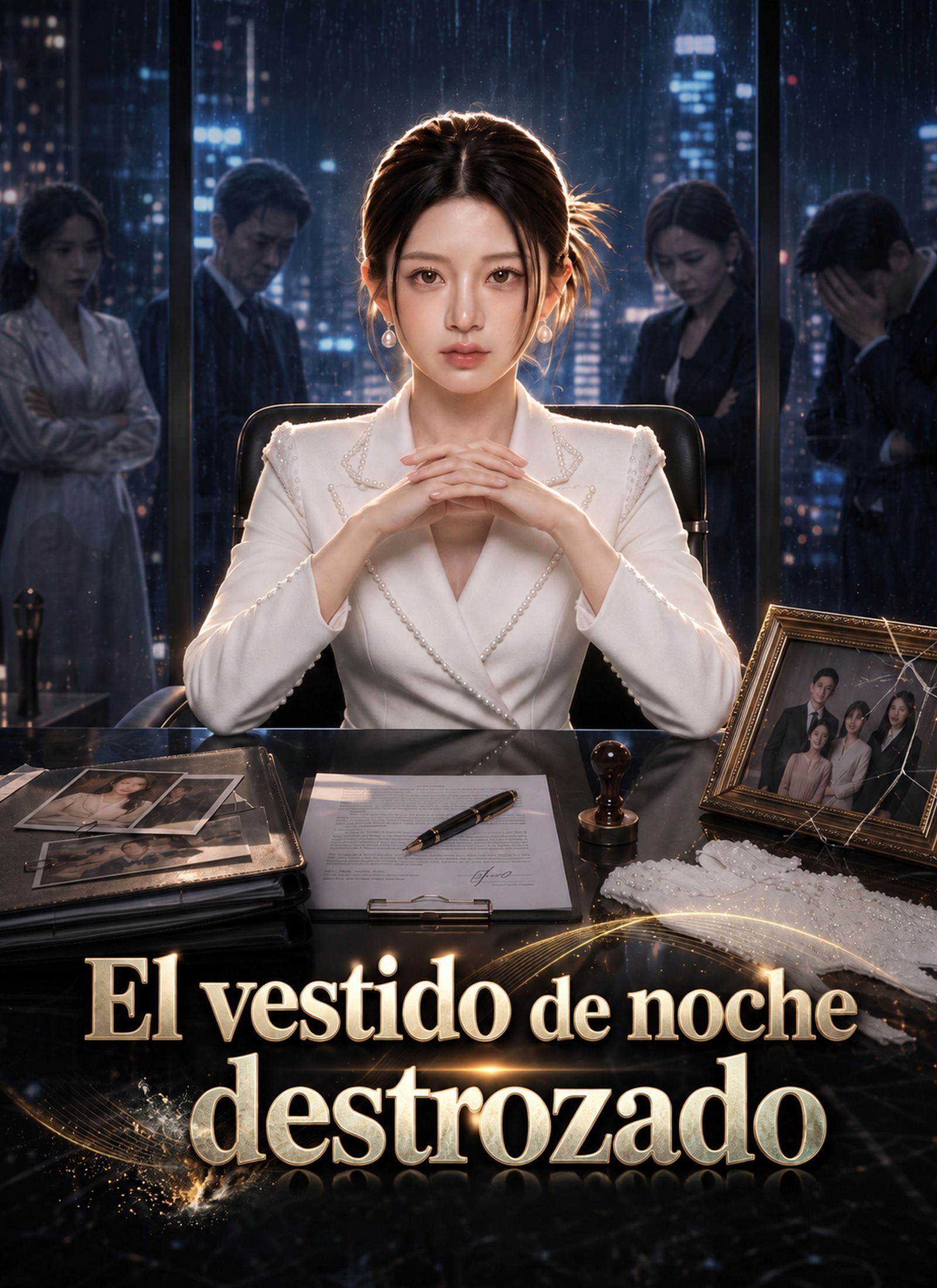 El vestido de noche destrozado