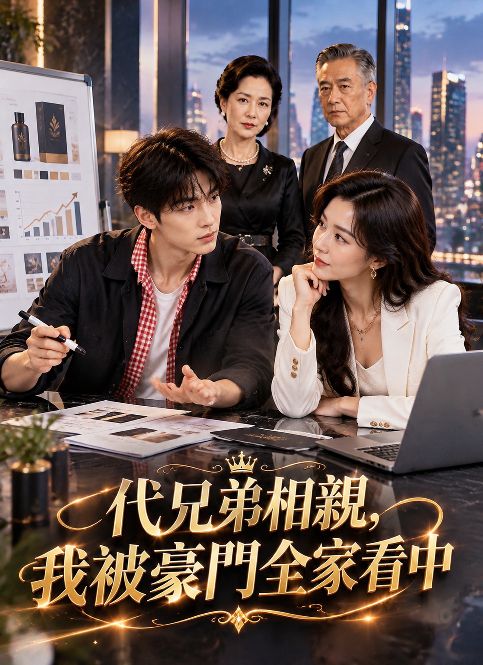 代兄弟相親，我被豪門全家看中