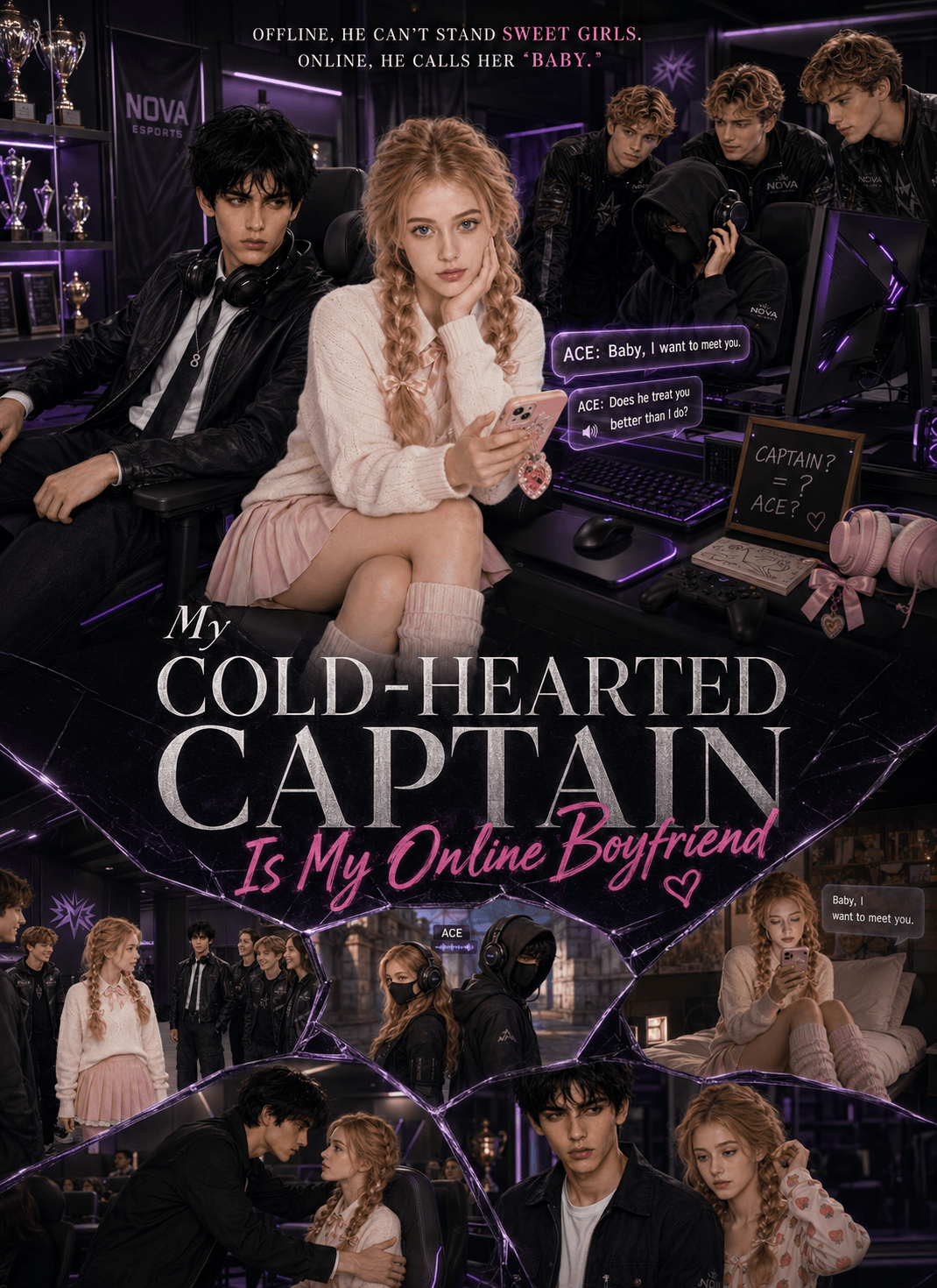My Cold-Hearted Captain Is My Online Boyfriend