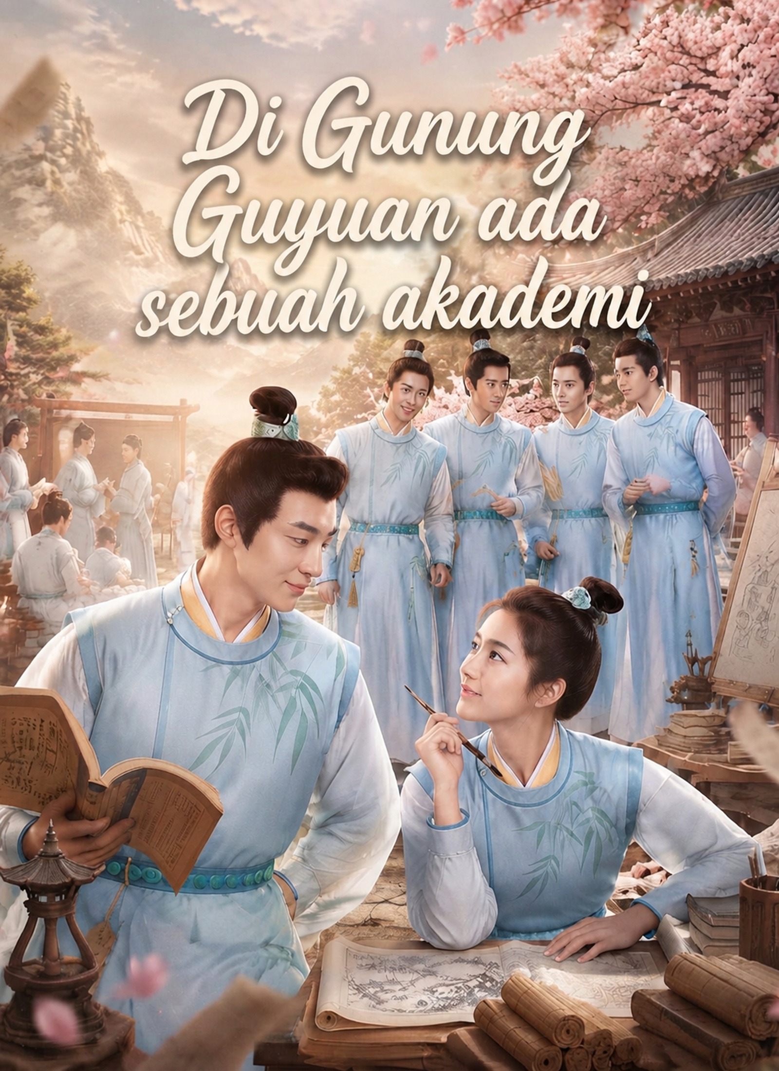 Di Gunung Guyuan ada sebuah akademi