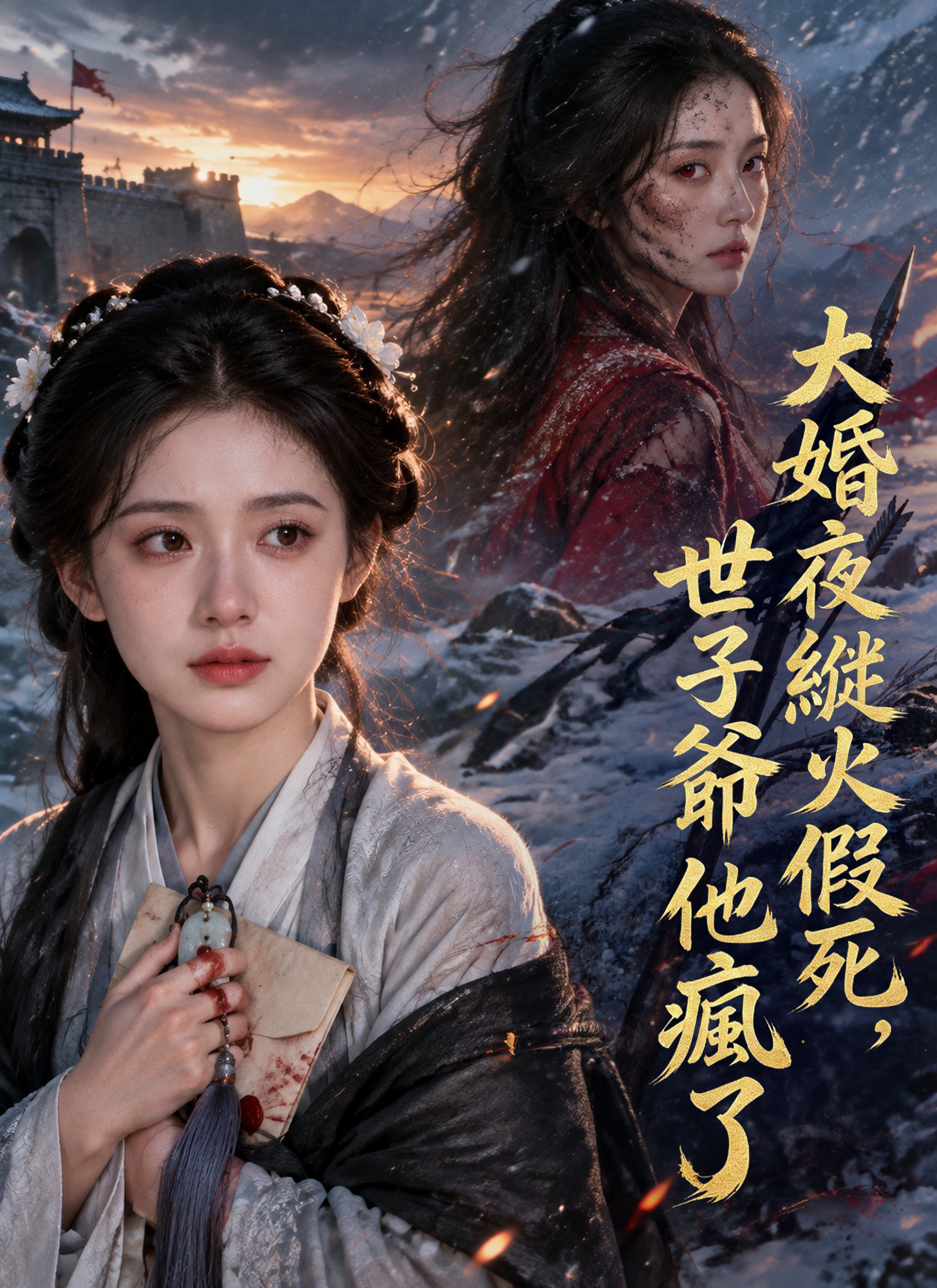 大婚夜縱火假死，世子爺他瘋了