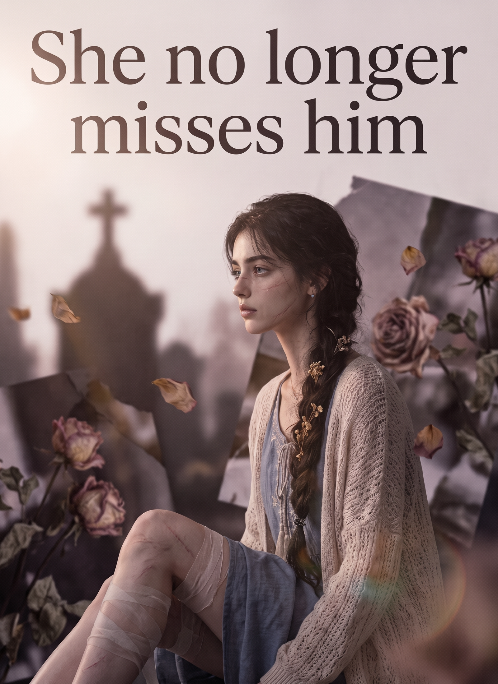 She no longer misses him.