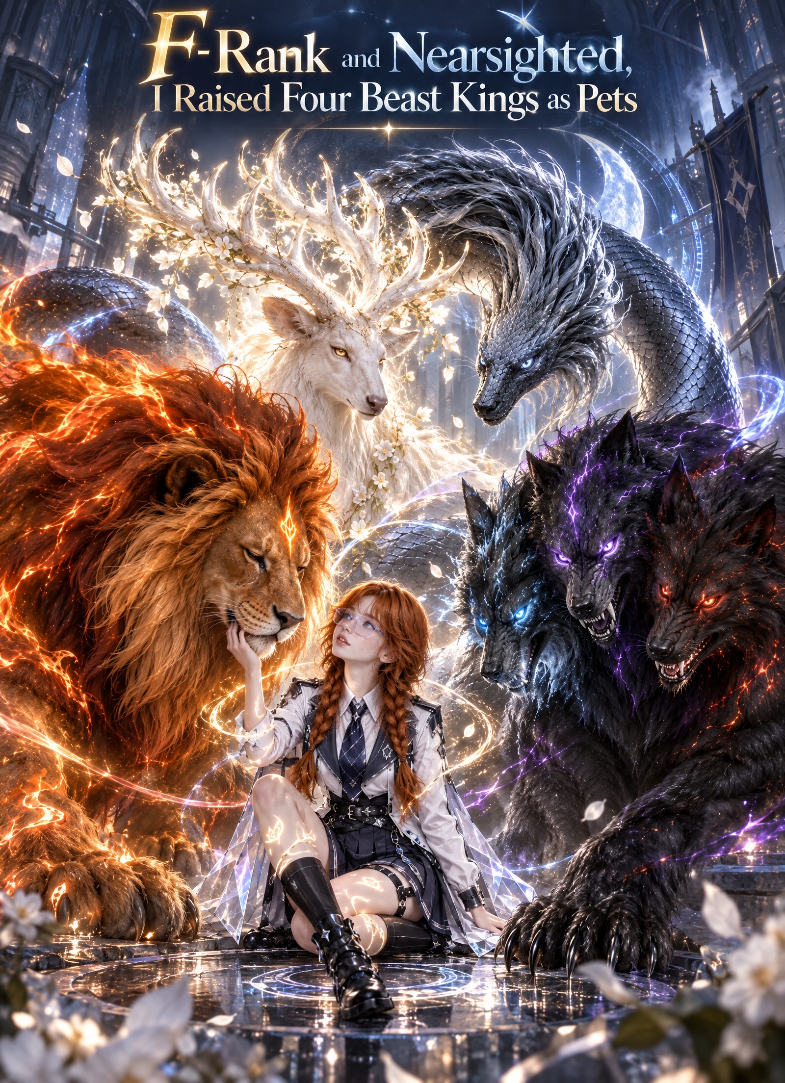 F-Rank and Nearsighted, I Raised Four Beast Kings as Pets