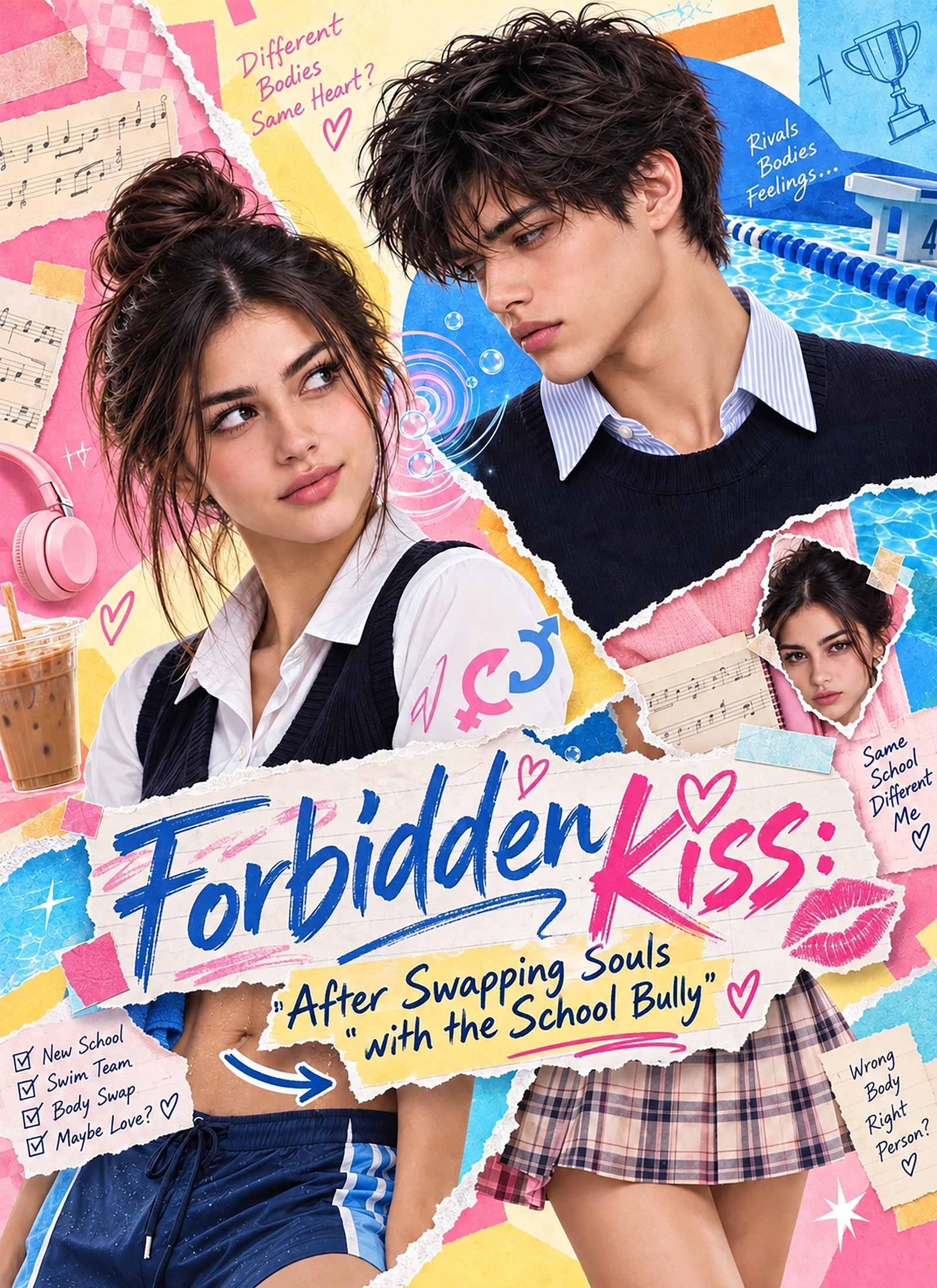 Forbidden Kiss: After Swapping Souls with the School Bully