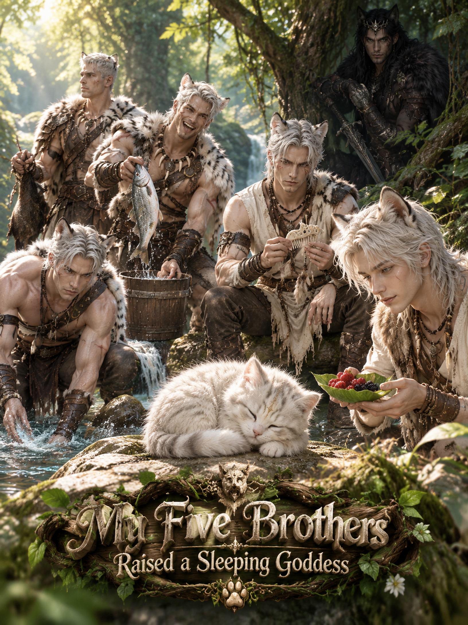 My Five Brothers Raised a Sleeping Goddess