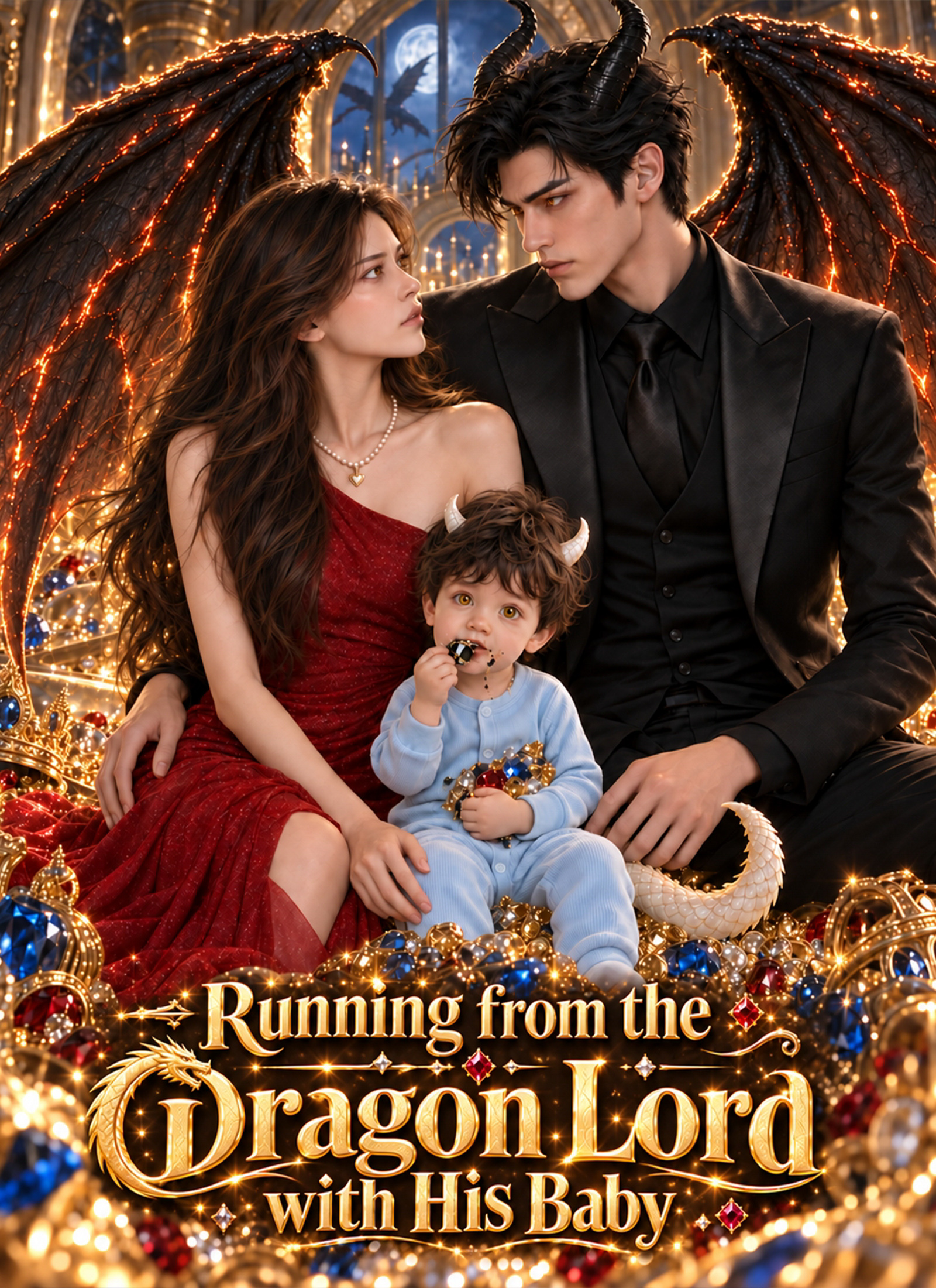 Running from the Dragon Lord with His Baby