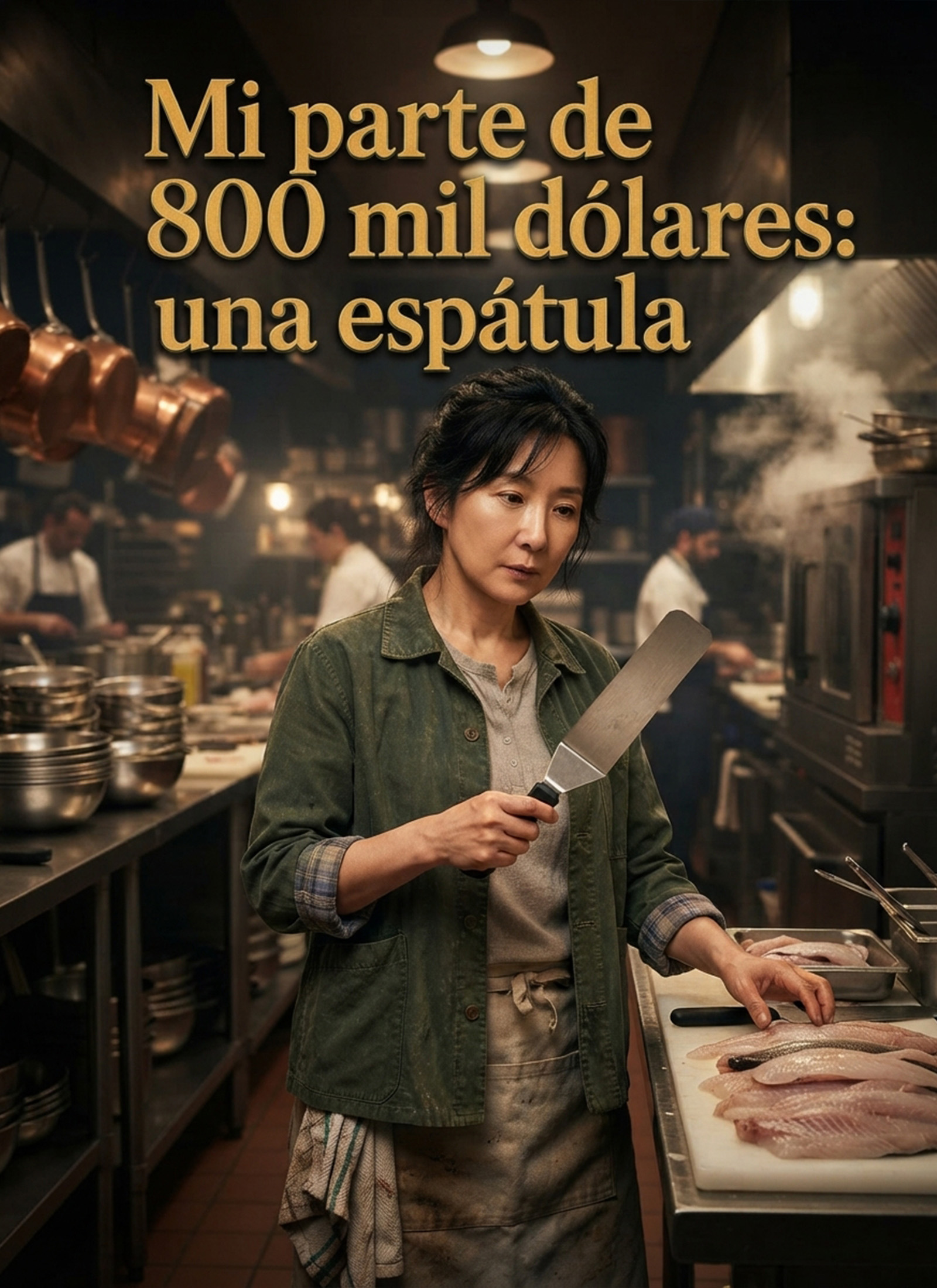 [Doblado]Mi parte de 800 mil dólares: una espátula