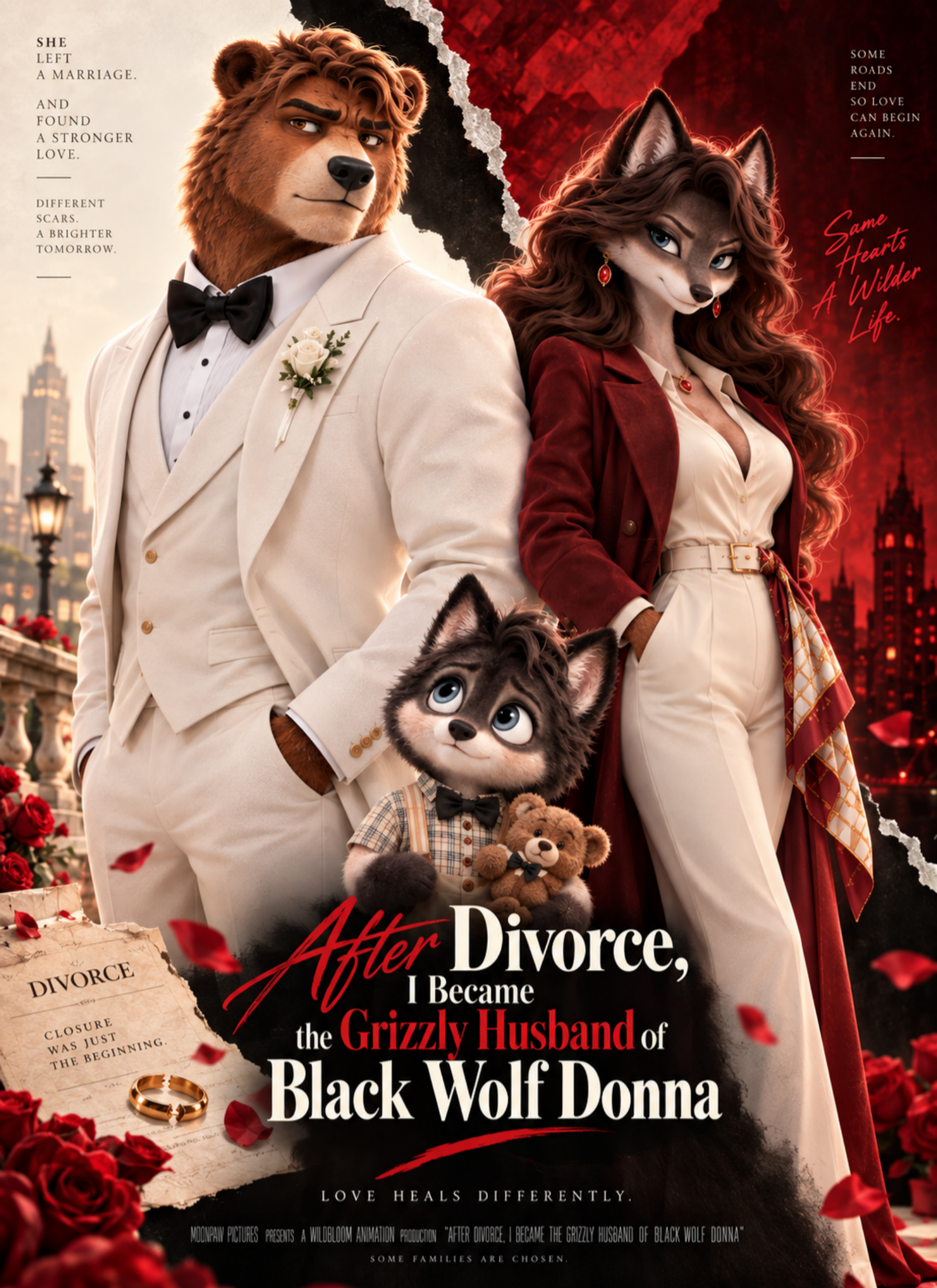 After Divorce, I Became the Grizzly Husband of Black Wolf Donna