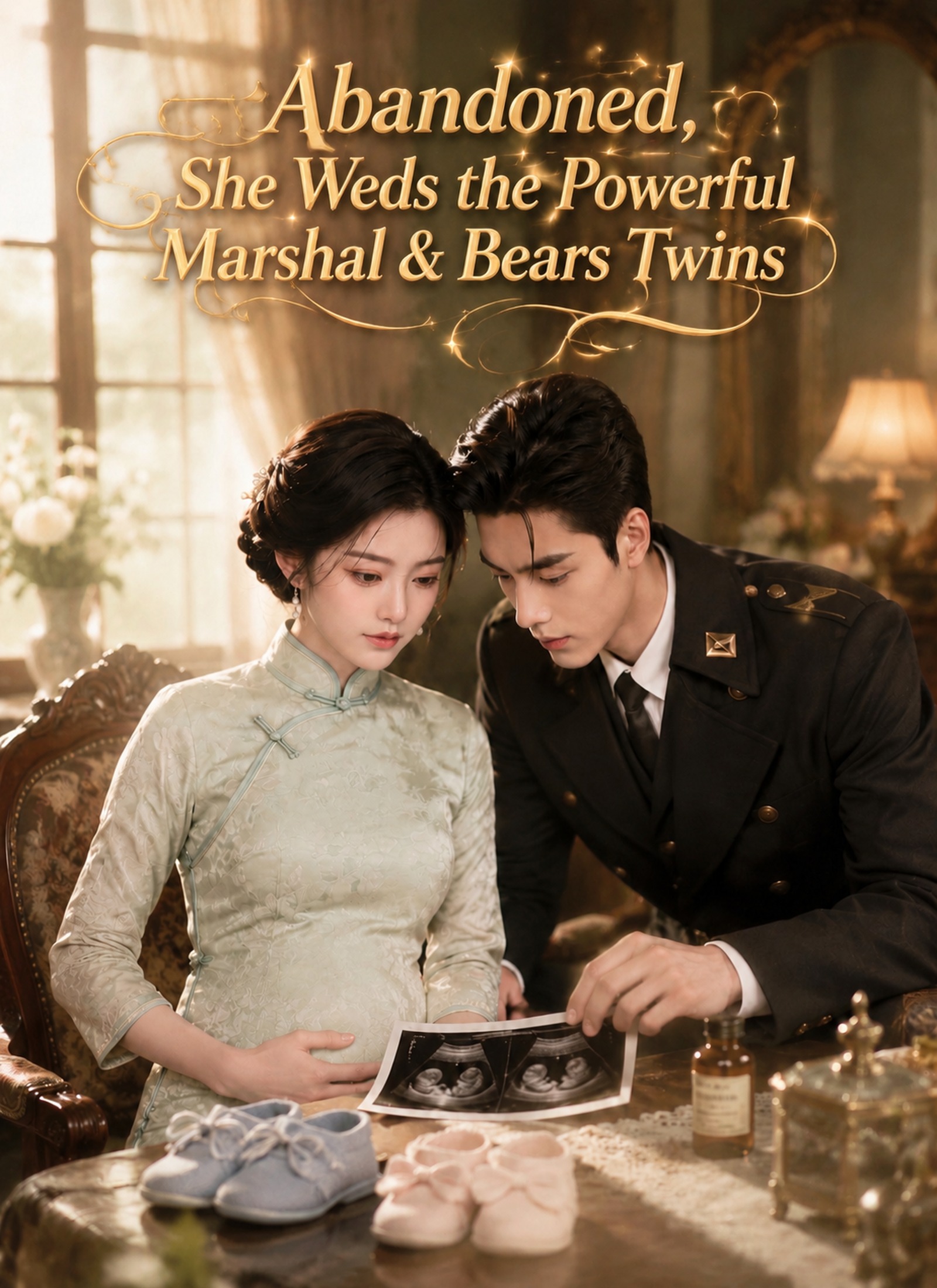 Abandoned, She Weds the Powerful Marshal & Bears Twins