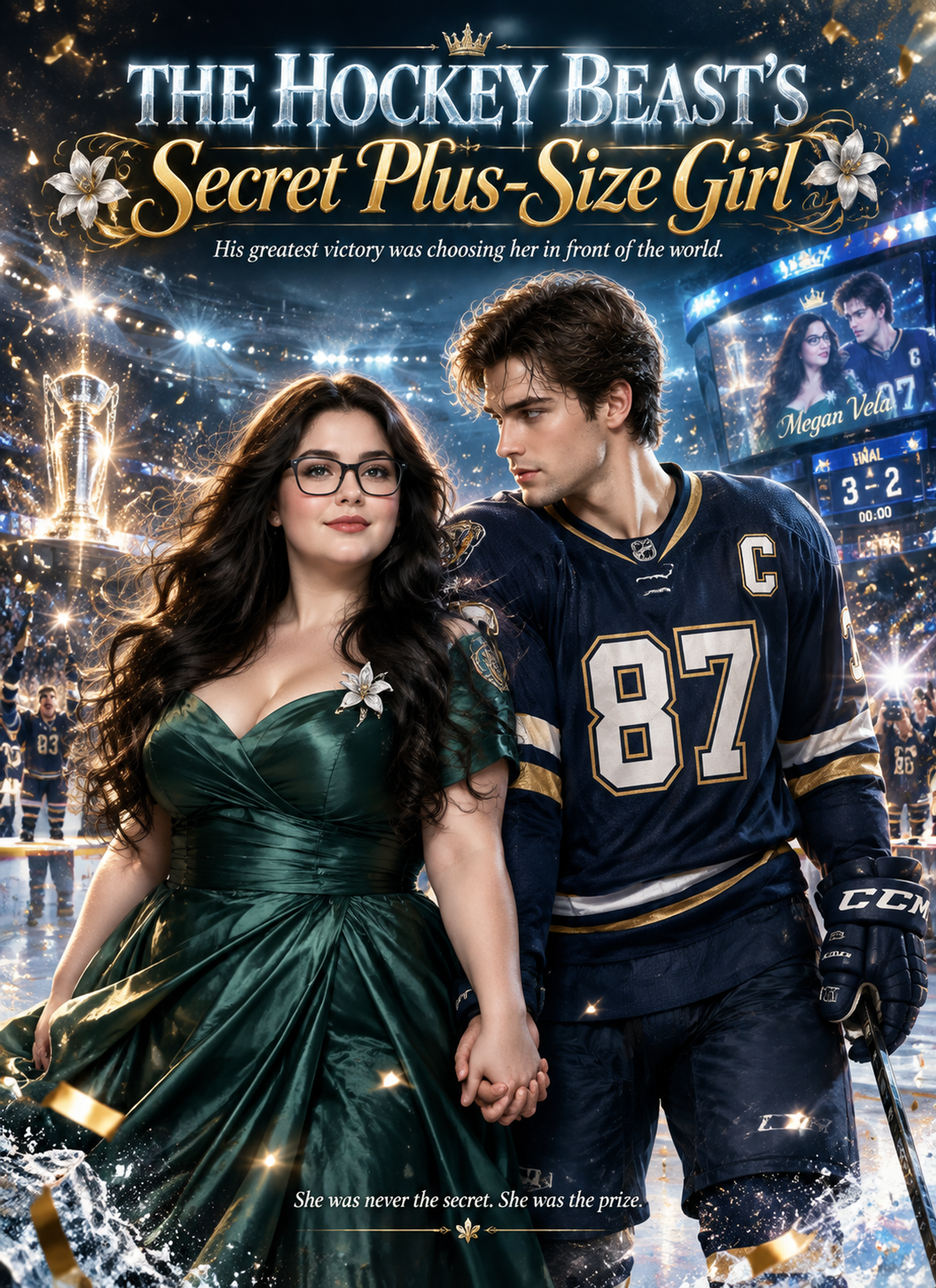 The Hockey Beast’s Secret Plus-Size Girl