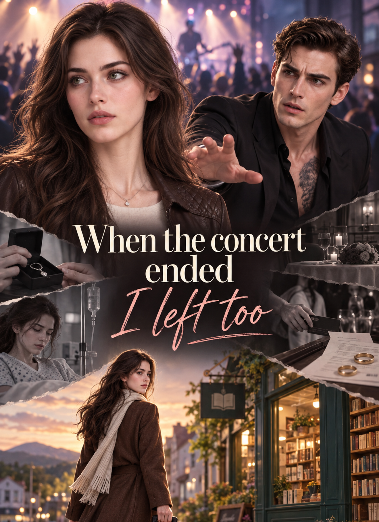 When the concert ended, I left too