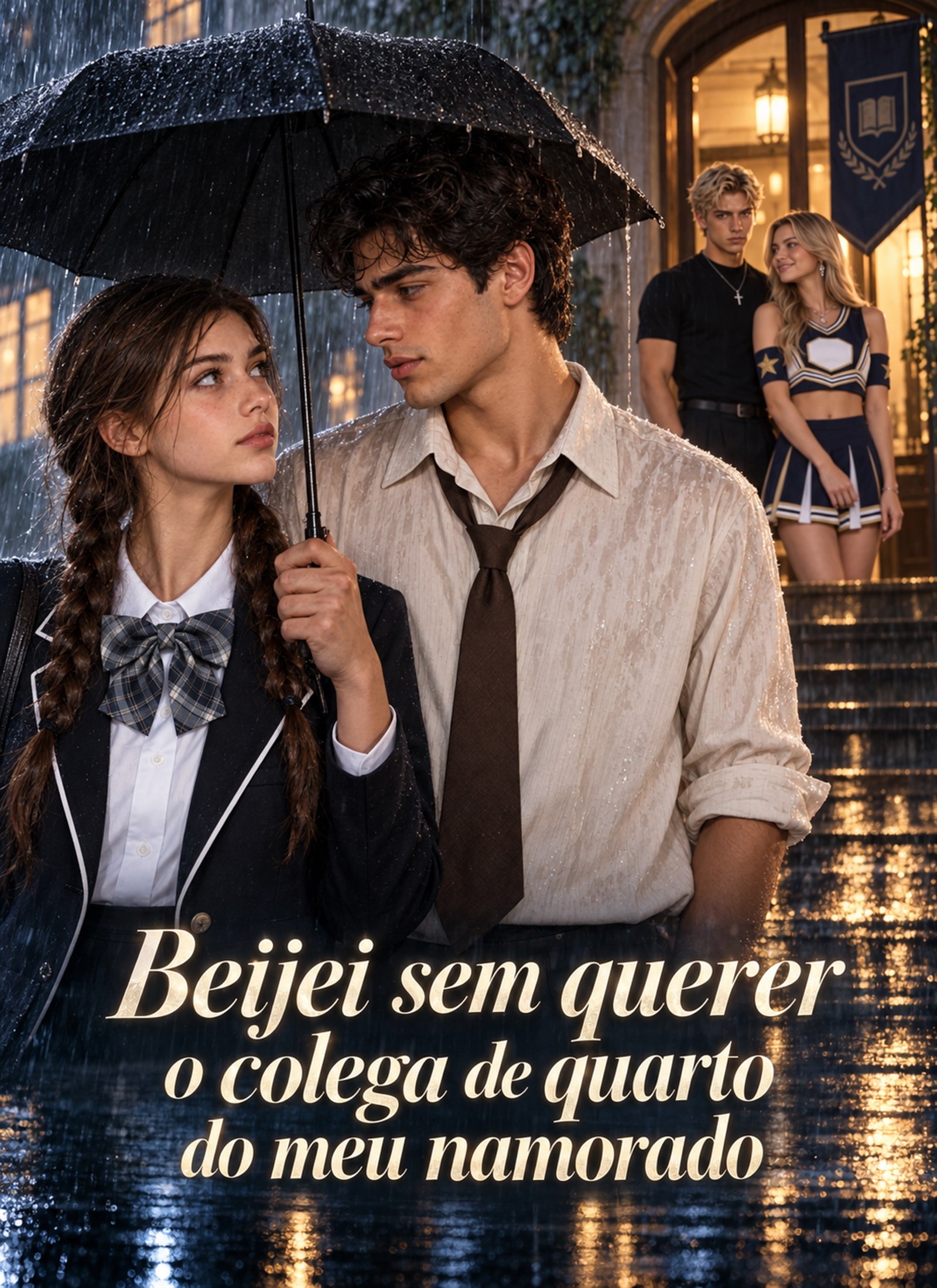 Beijei sem querer o colega de quarto do meu namorado