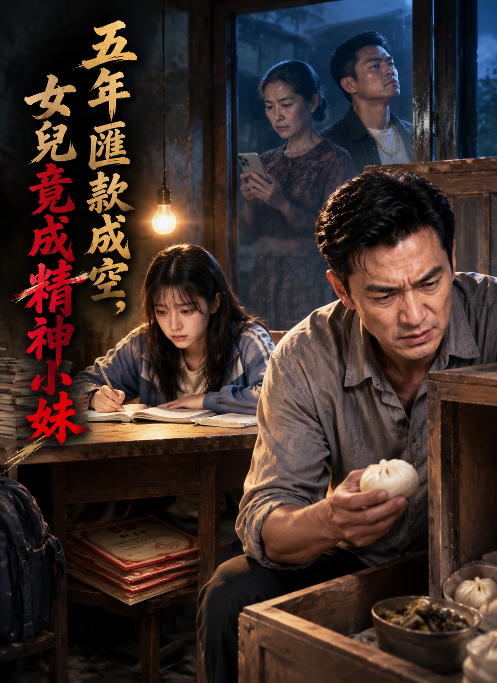 五年匯款成空，女兒竟成精神小妹