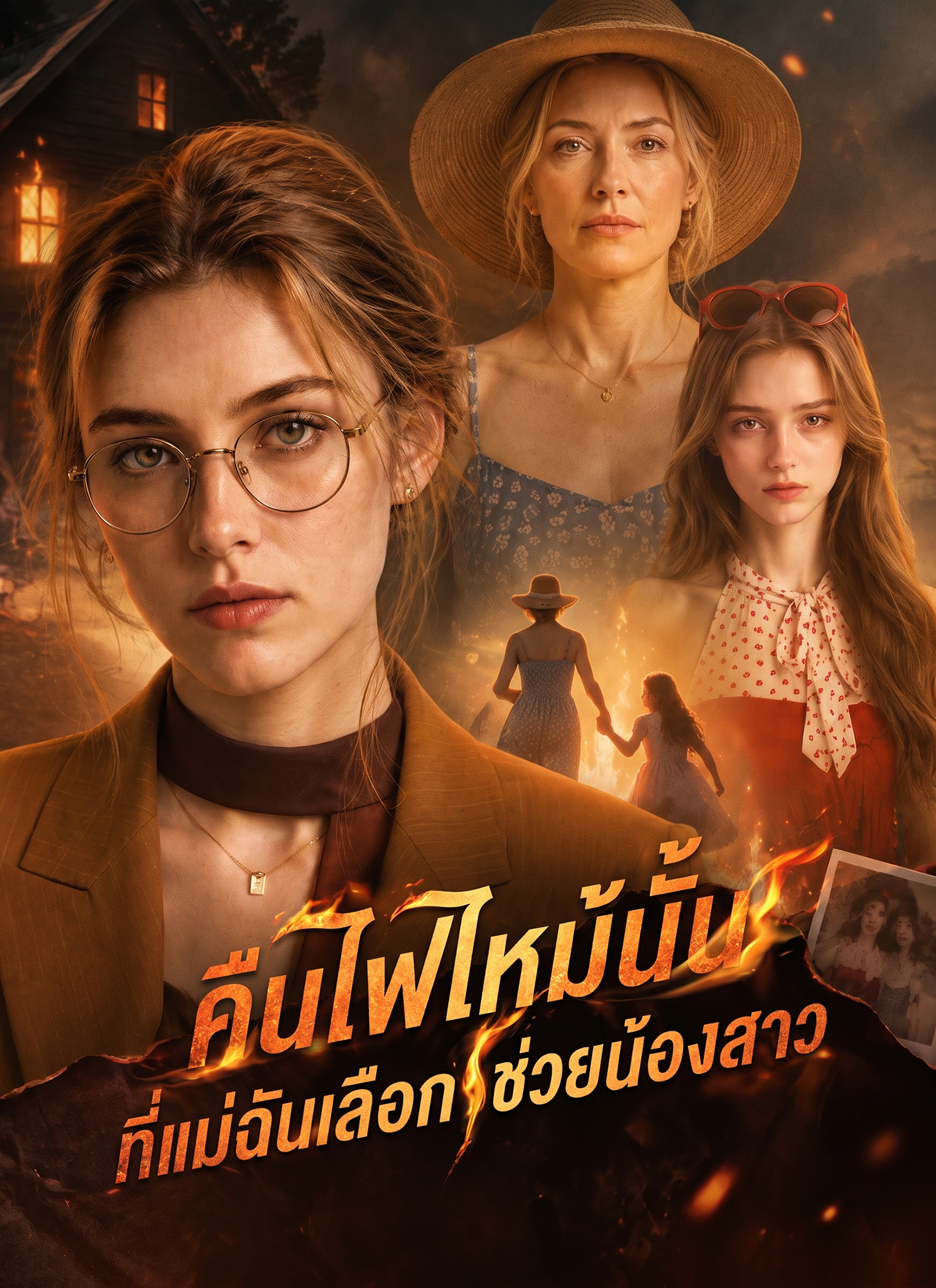 คืนไฟไหม้นั้นที่แม่ฉันเลือกช่วยน้องสาว