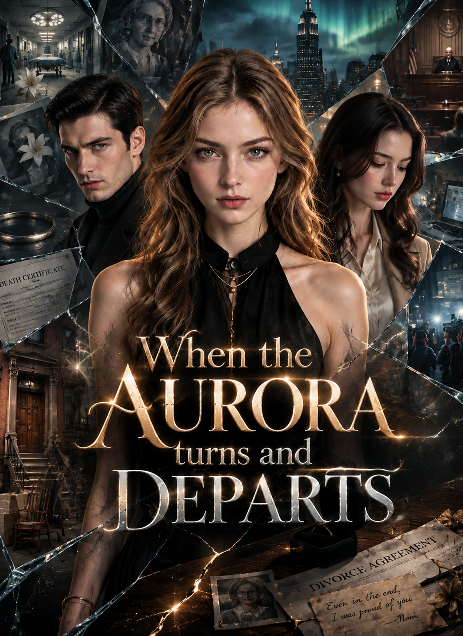 When the aurora turns and departs